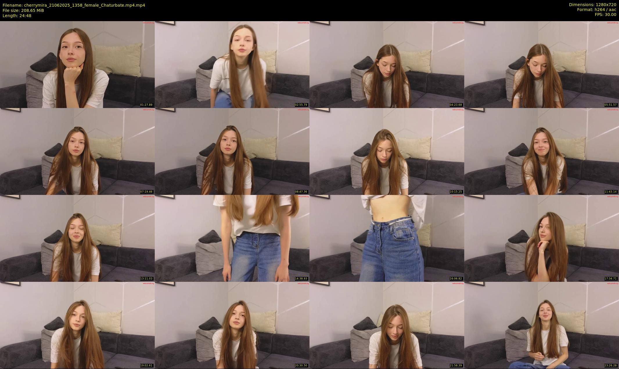 cherrymira — 25 minute Chaturbate female cam show recording, 720p, Jun 21, 2025