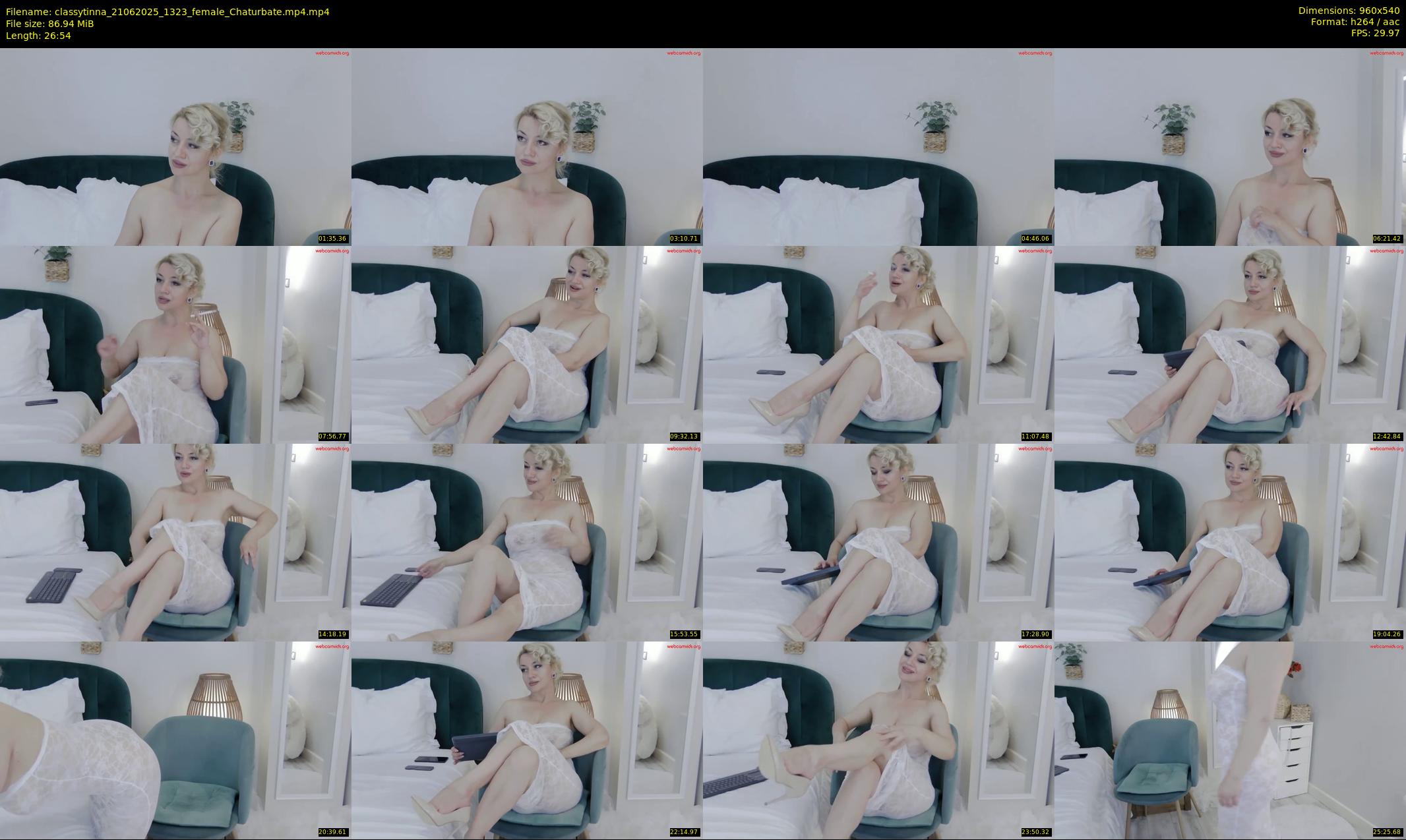 classytinna — 27 minute Chaturbate female cam show recording, 480p, Jun 21, 2025