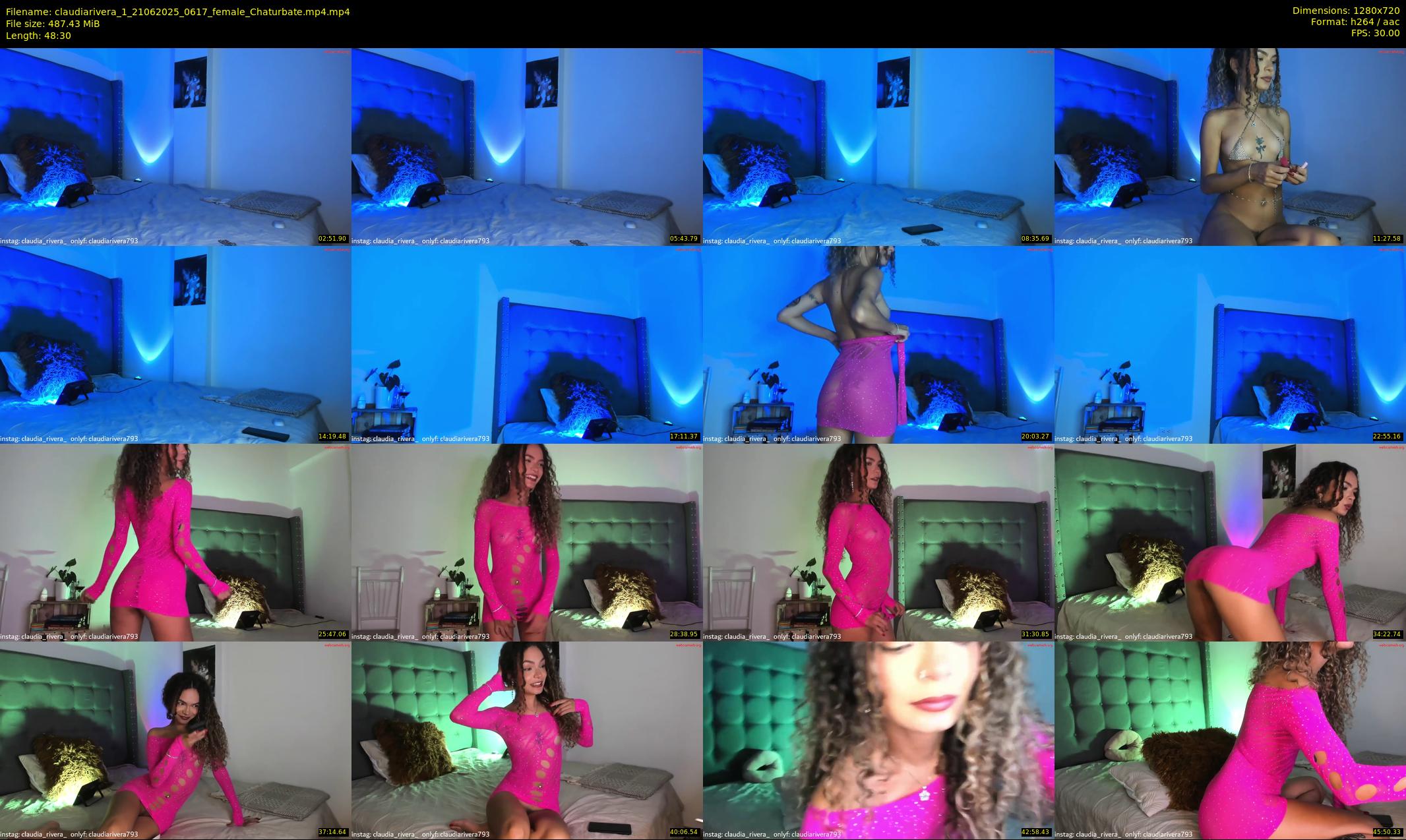 claudiarivera_1 — 49 minute Chaturbate female cam show recording, 720p, Jun 21, 2025