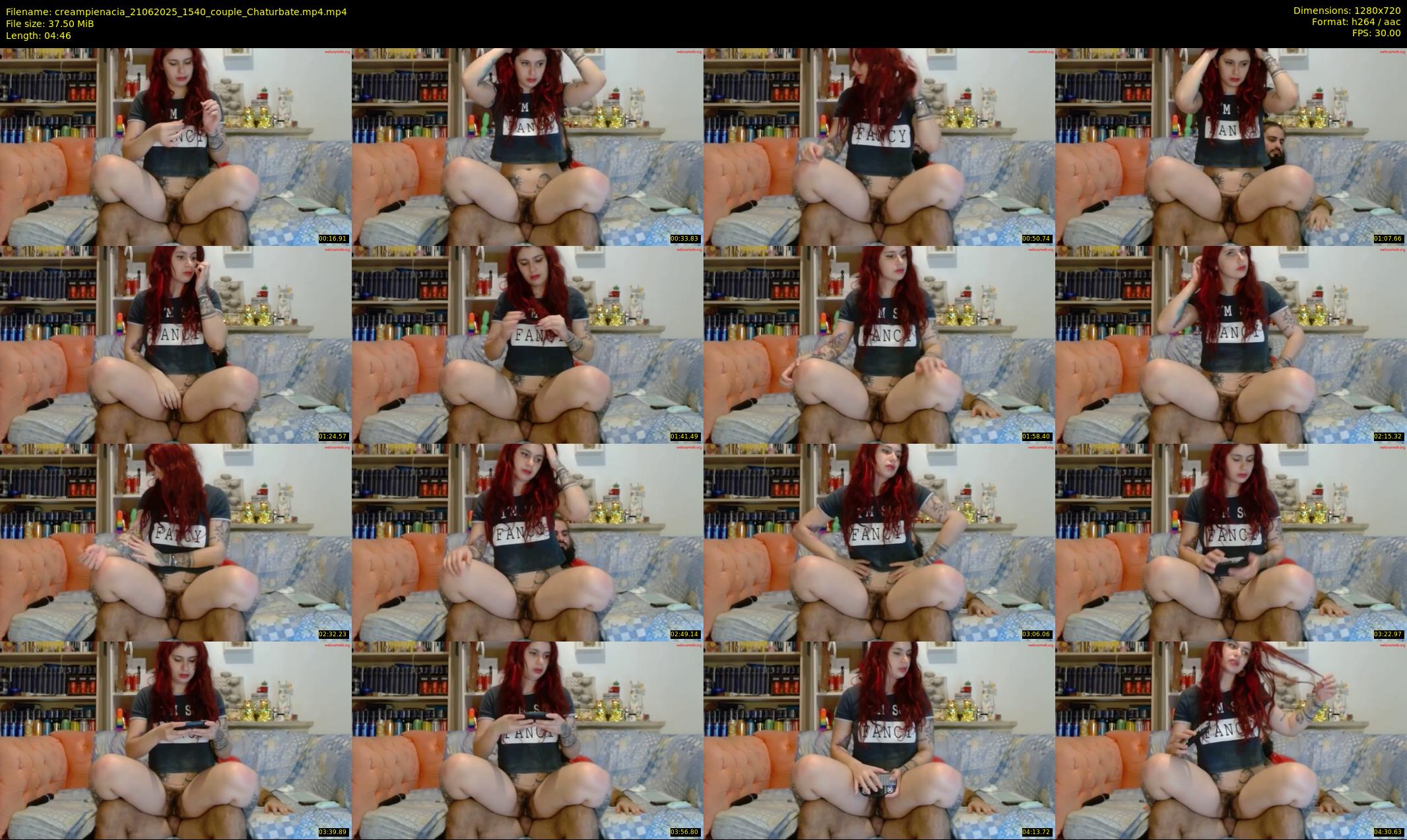 creampienacia — 5 minute Chaturbate couple cam show recording, 720p, Jun 21, 2025