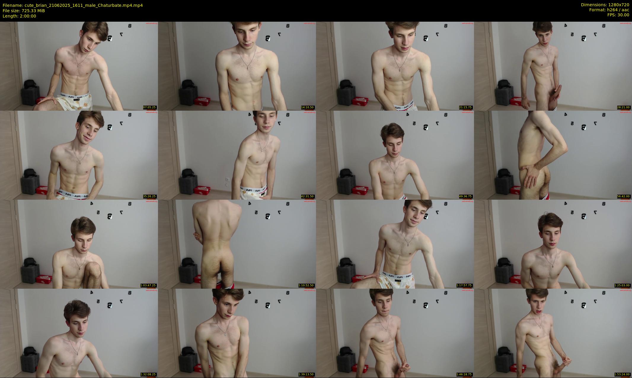 cute_brian — 120 minute Chaturbate male cam show recording, 720p, Jun 21, 2025