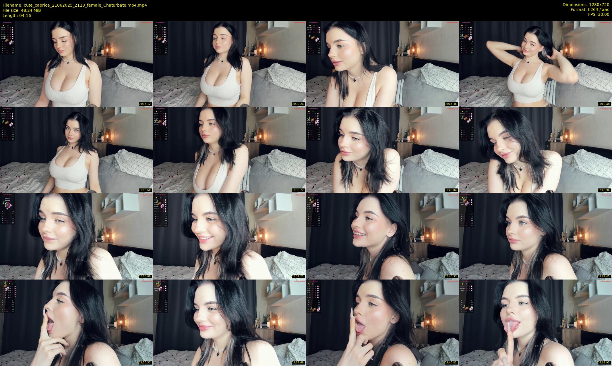 cute_caprice — 5 minute Chaturbate female cam show recording, 720p, Jun 21, 2025