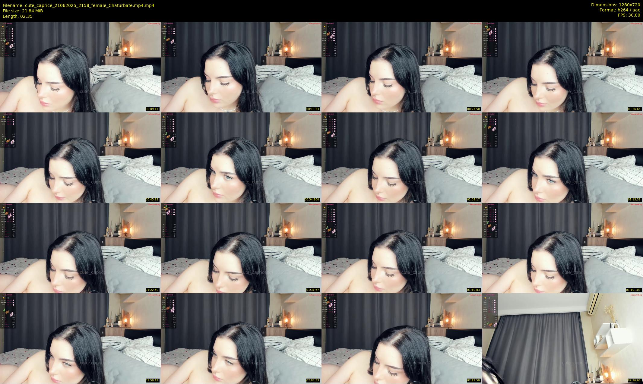 cute_caprice — 3 minute Chaturbate female cam show recording, 720p, Jun 21, 2025