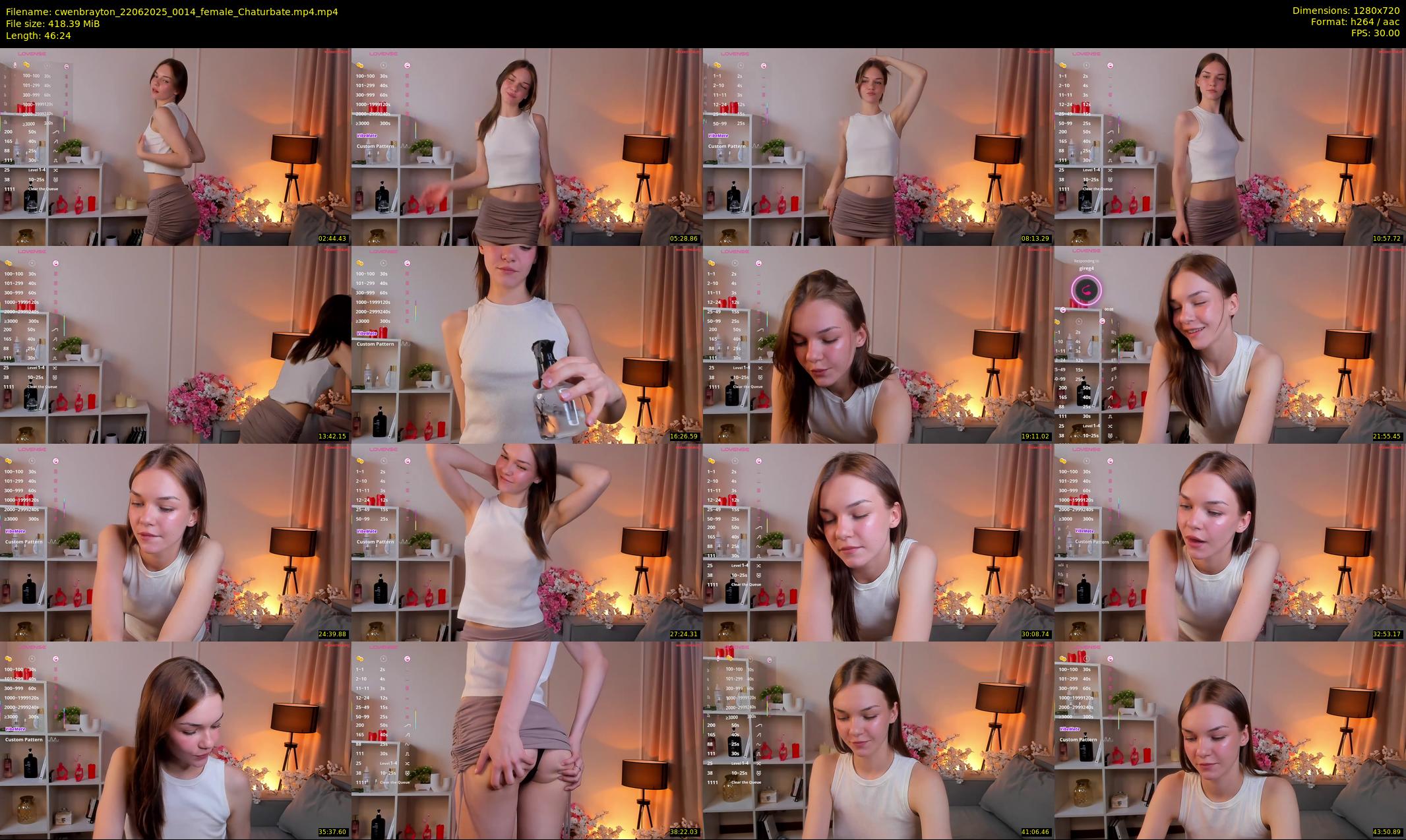 cwenbrayton — 47 minute Chaturbate female cam show recording, 720p, Jun 22, 2025