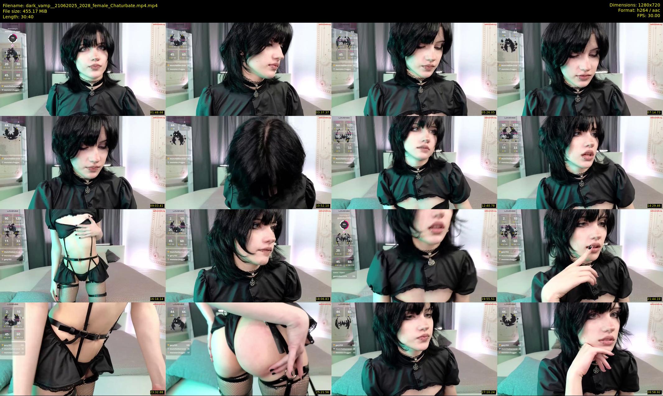 dark_vamp_ — 31 minute Chaturbate female cam show recording, 720p, Jun 21, 2025