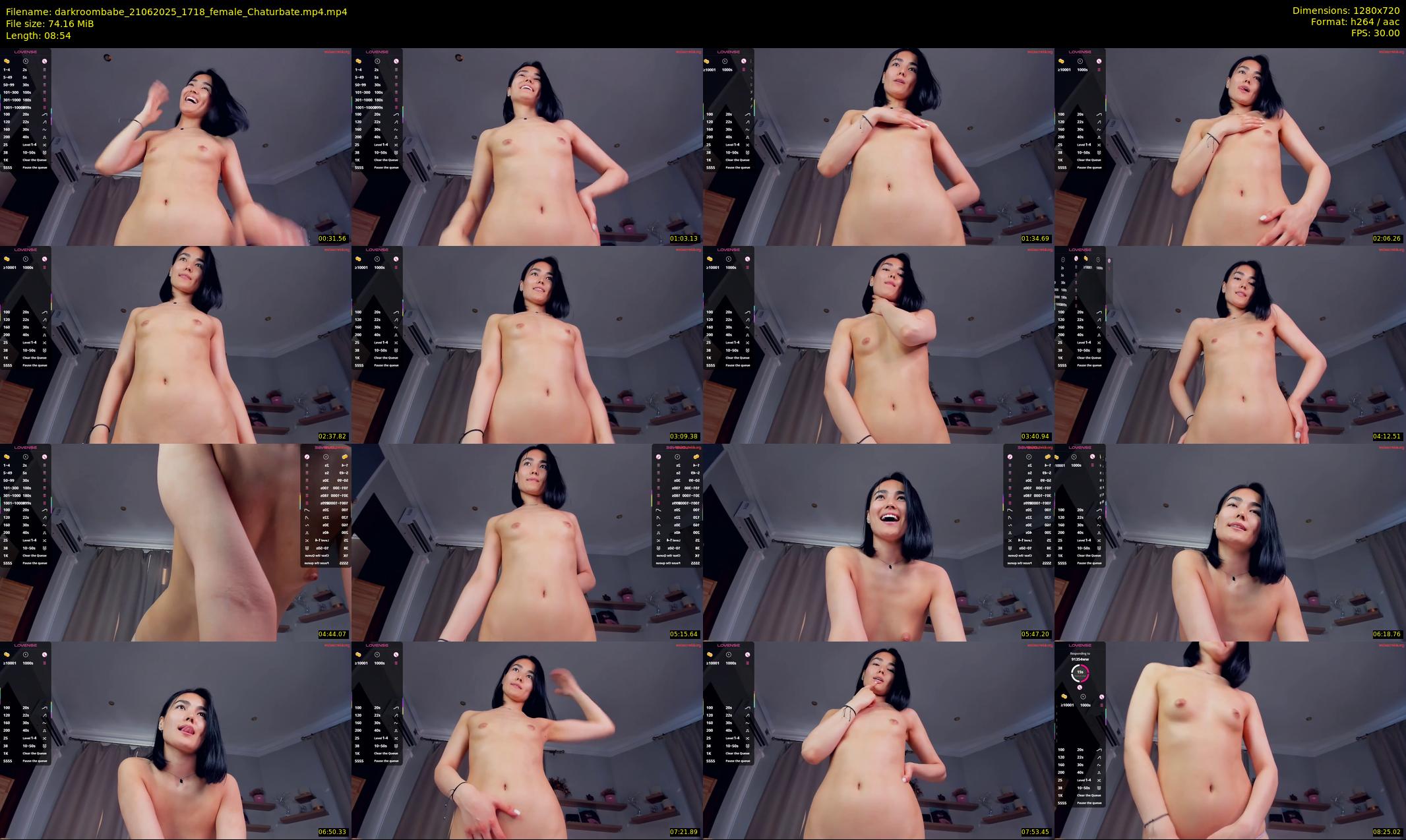 darkroombabe — 9 minute Chaturbate female cam show recording, 720p, Jun 21, 2025