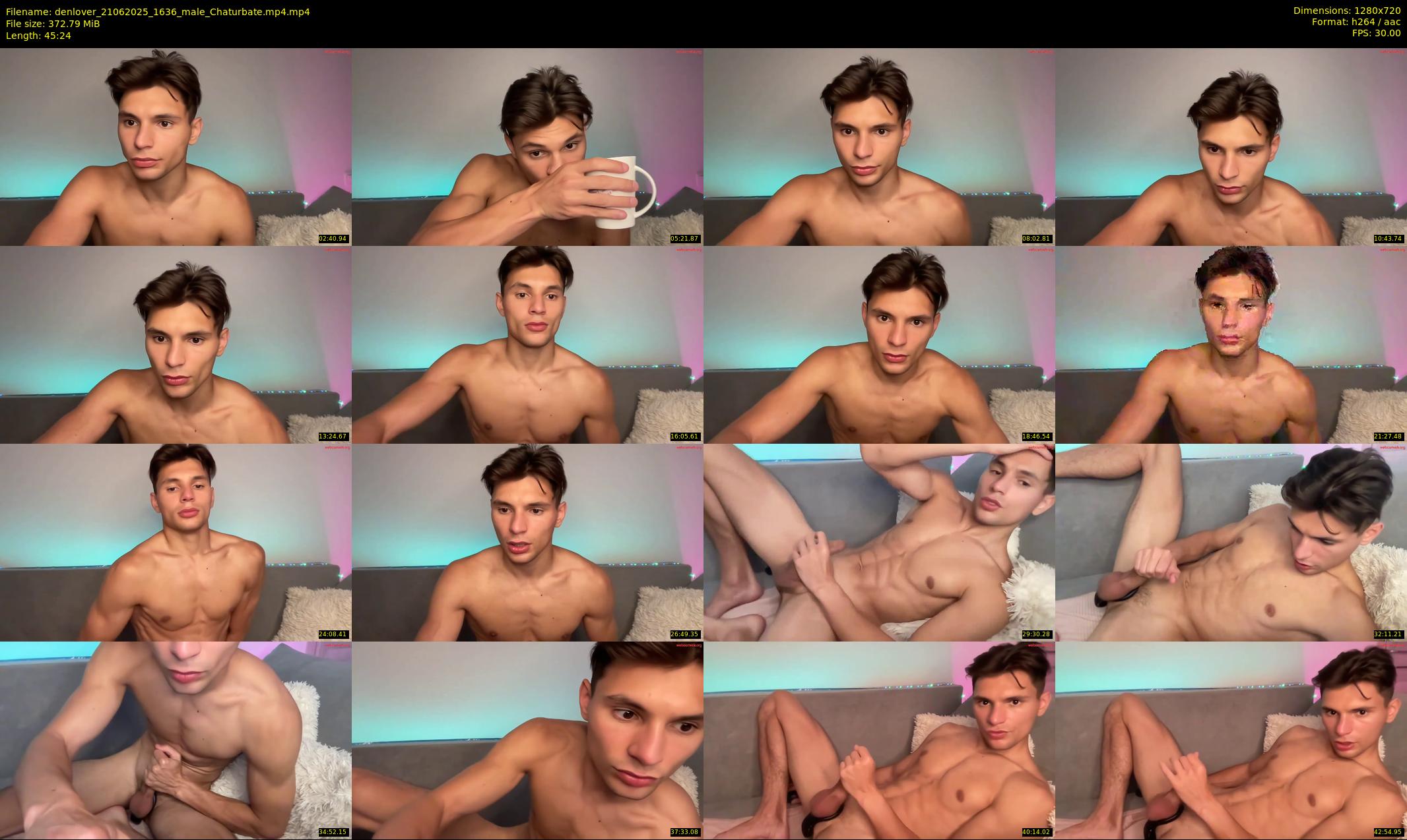 denlover — 46 minute Chaturbate male cam show recording, 720p, Jun 21, 2025