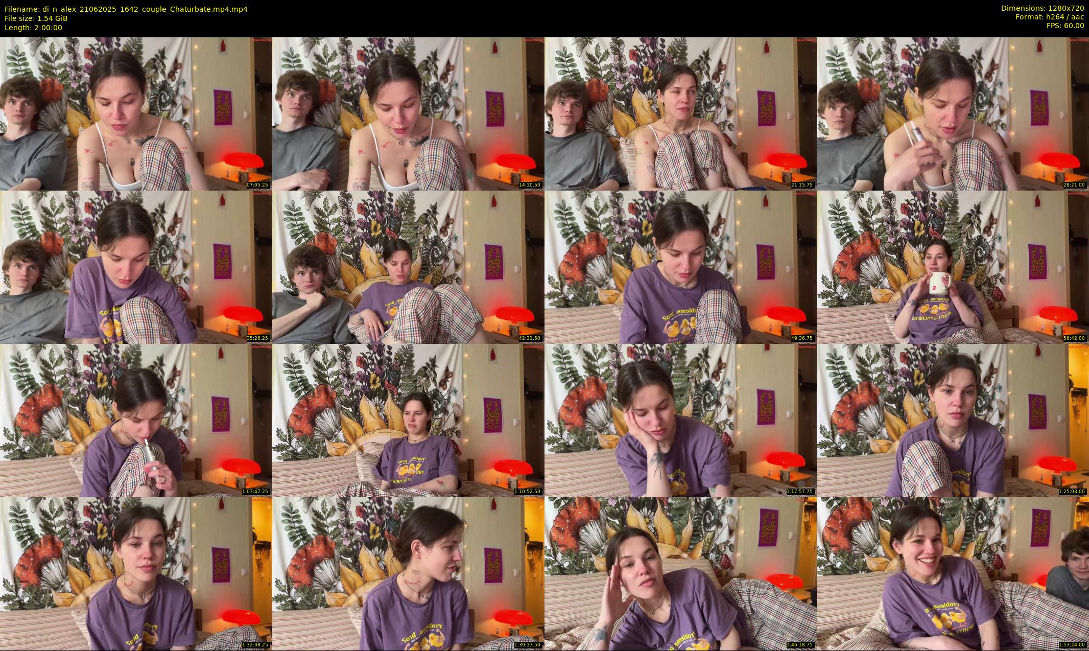 di_n_alex — 120 minute Chaturbate couple cam show recording, 720p, Jun 21, 2025