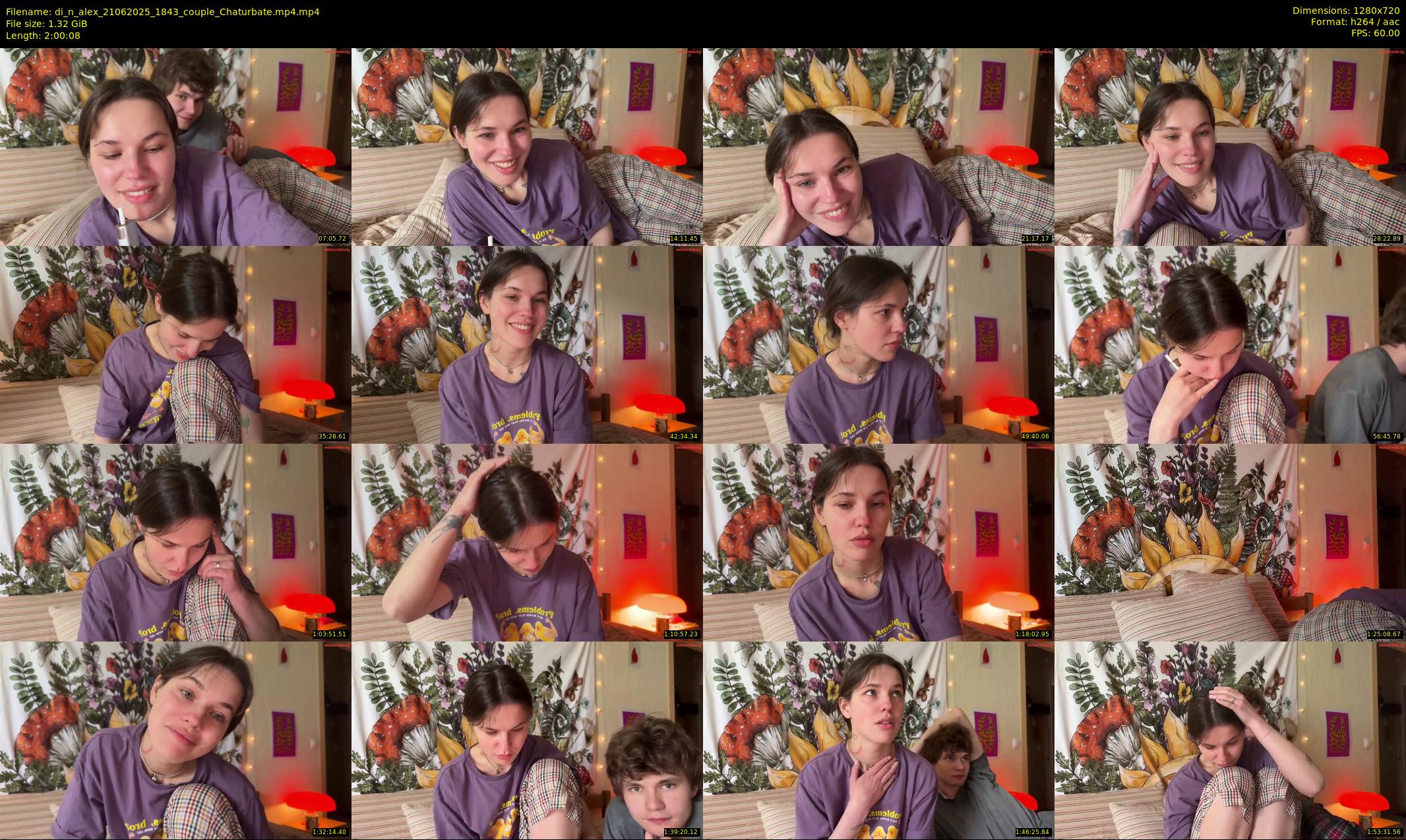 di_n_alex — 121 minute Chaturbate couple cam show recording, 720p, Jun 21, 2025