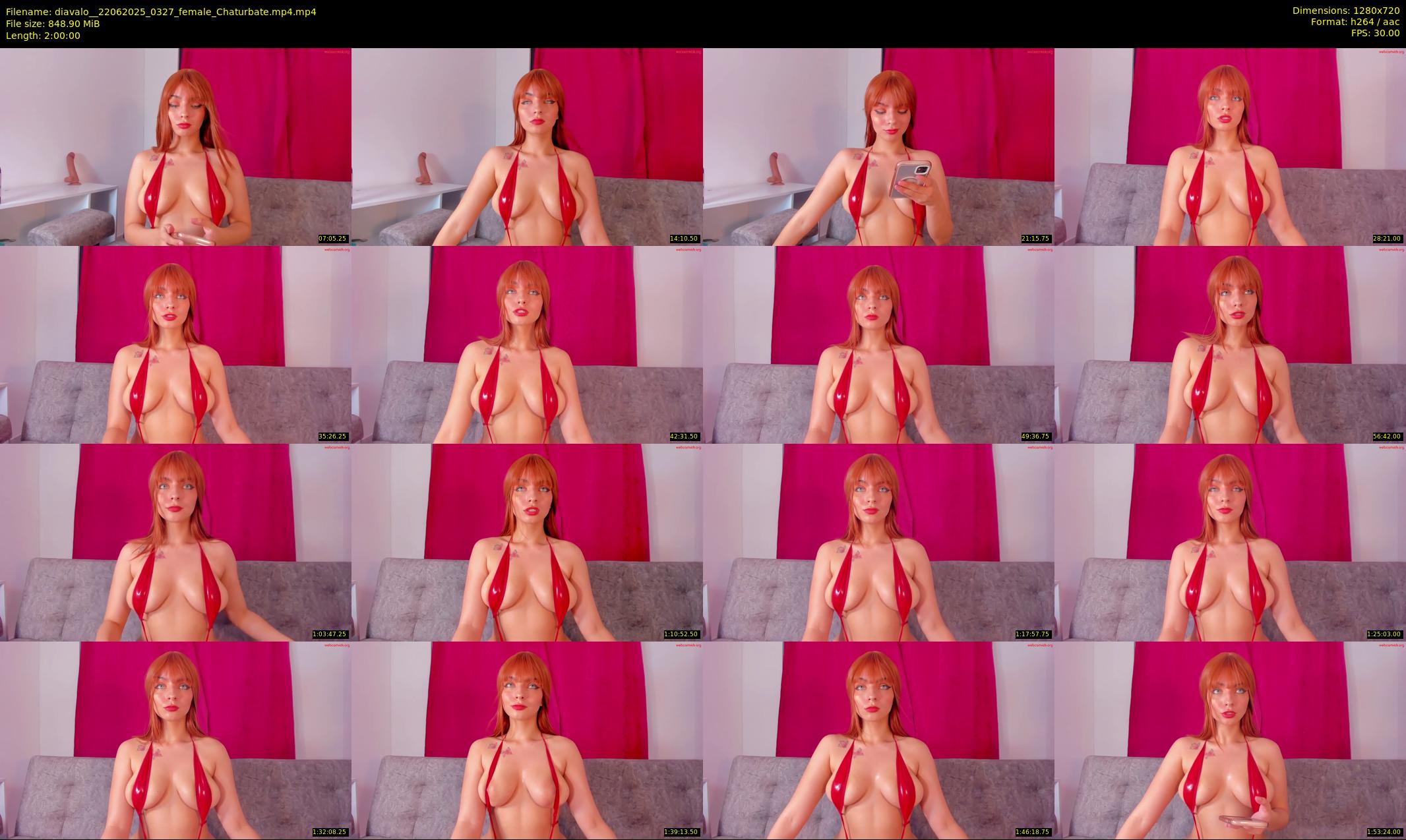 diavalo_ — 120 minute Chaturbate female cam show recording, 720p, Jun 22, 2025