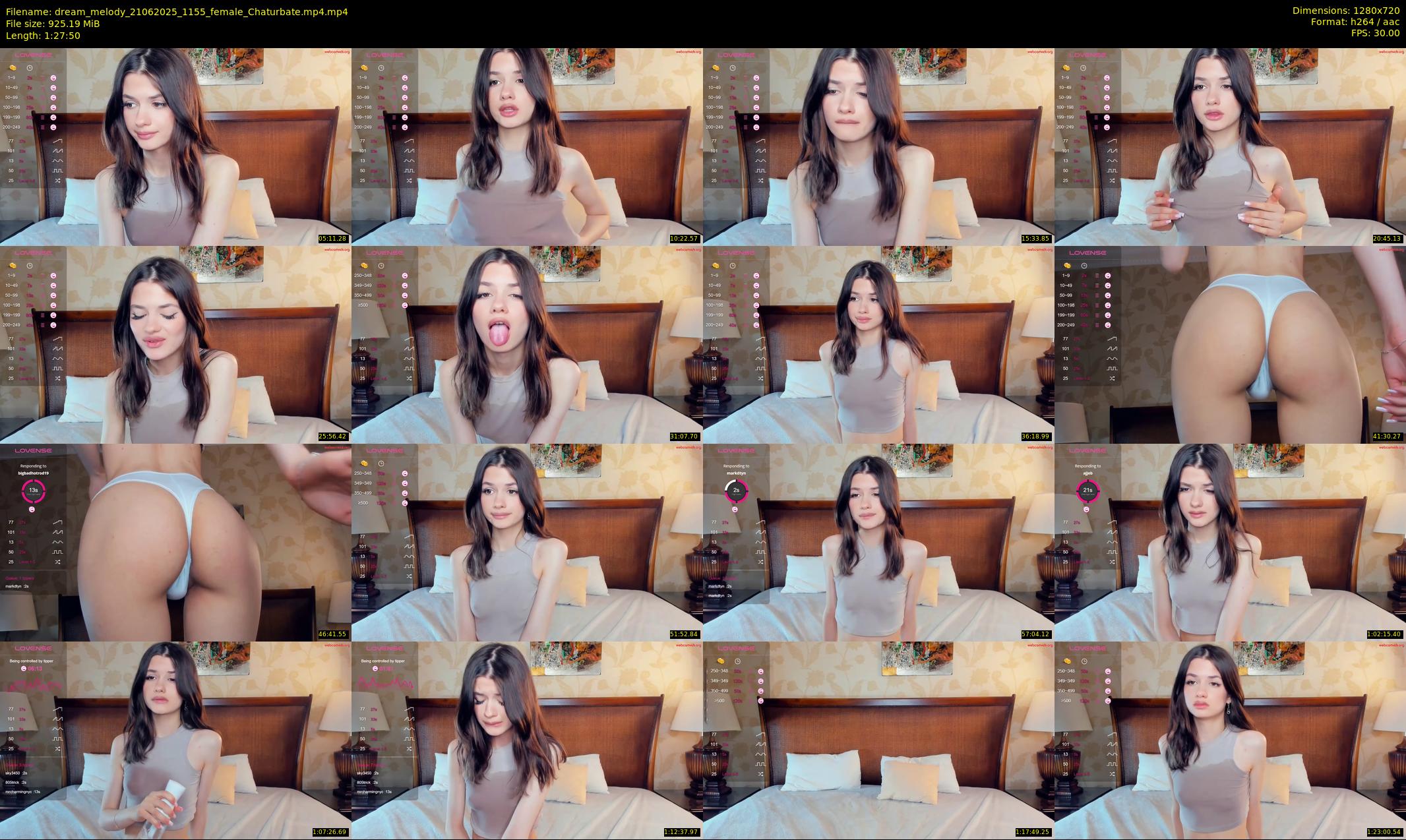 dream_melody — 88 minute Chaturbate female cam show recording, 720p, Jun 21, 2025
