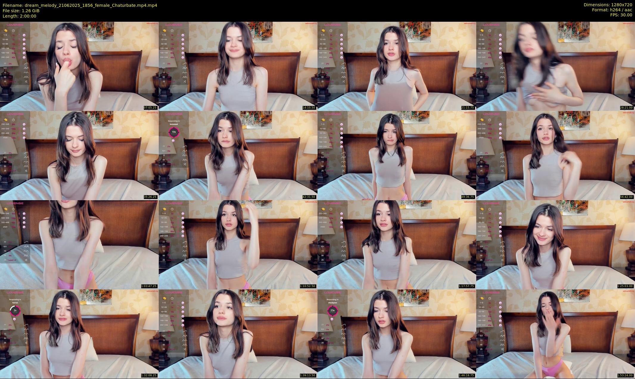 dream_melody — 120 minute Chaturbate female cam show recording, 720p, Jun 21, 2025