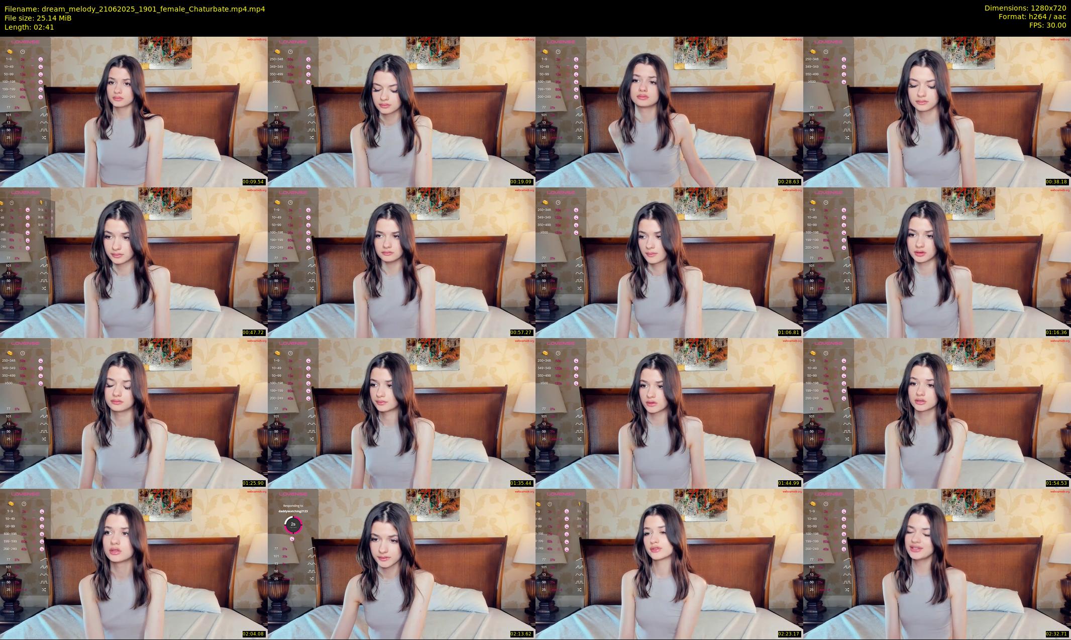 dream_melody — 3 minute Chaturbate female cam show recording, 720p, Jun 21, 2025