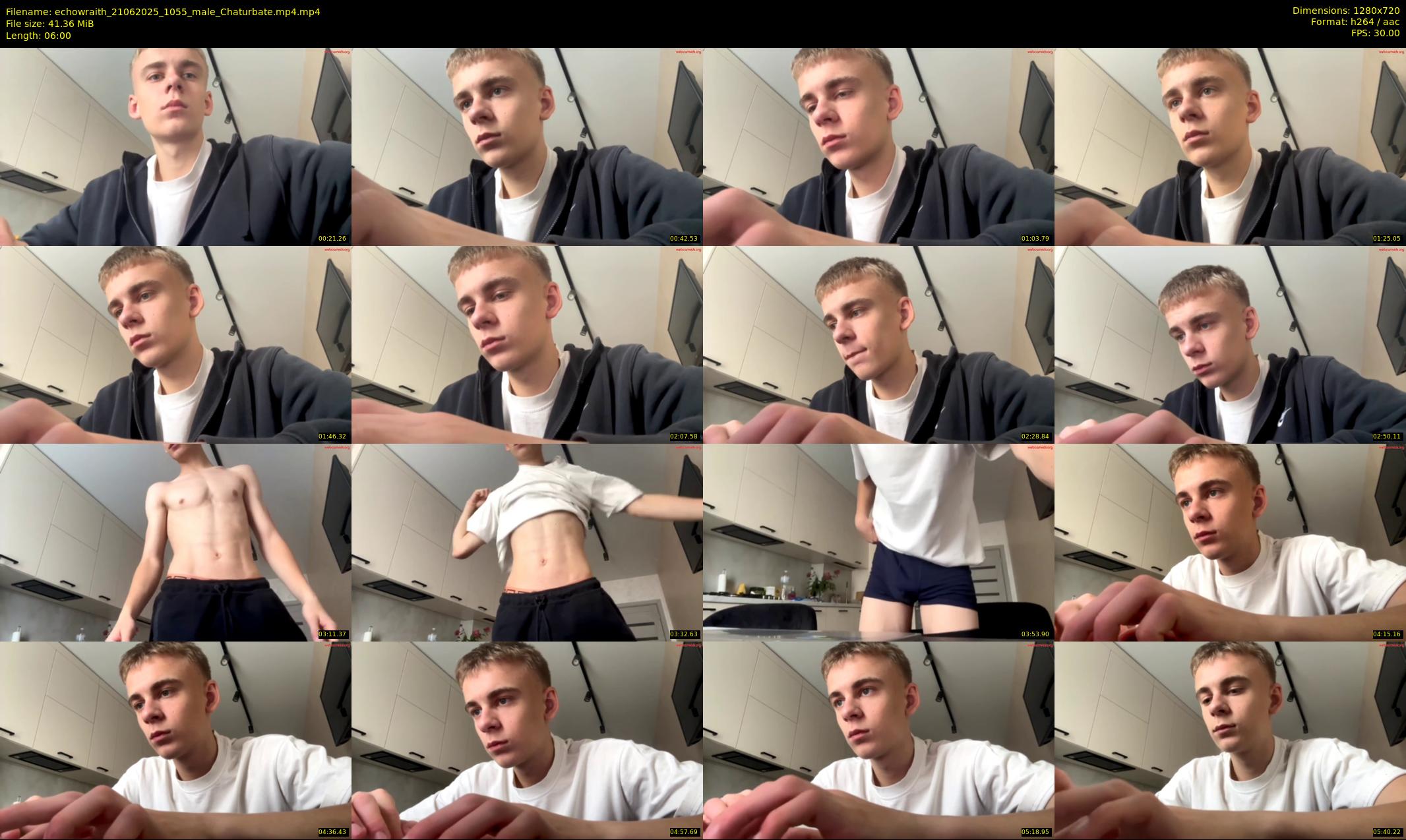 echowraith — 6 minute Chaturbate male cam show recording, 720p, Jun 21, 2025