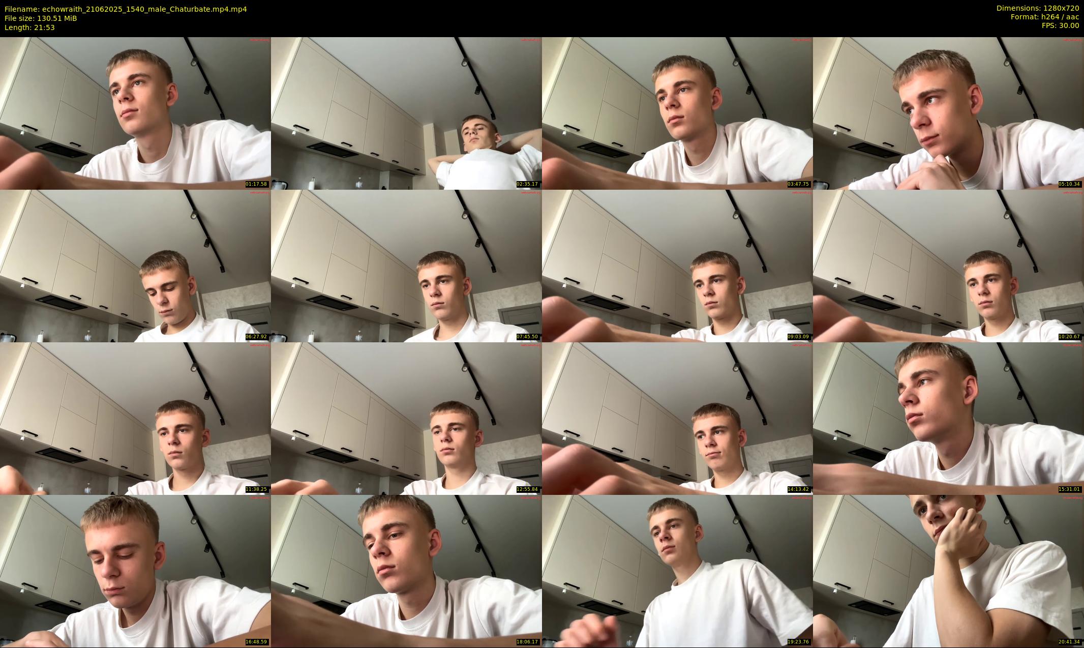 echowraith — 22 minute Chaturbate male cam show recording, 720p, Jun 21, 2025