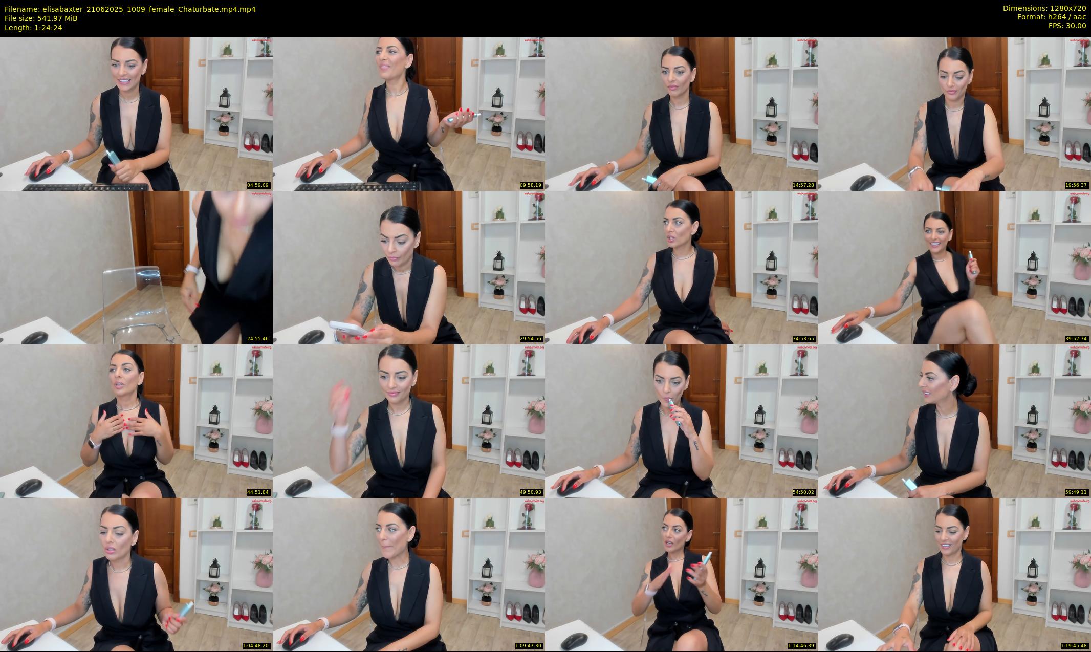 elisabaxter — 85 minute Chaturbate female cam show recording, 720p, Jun 21, 2025