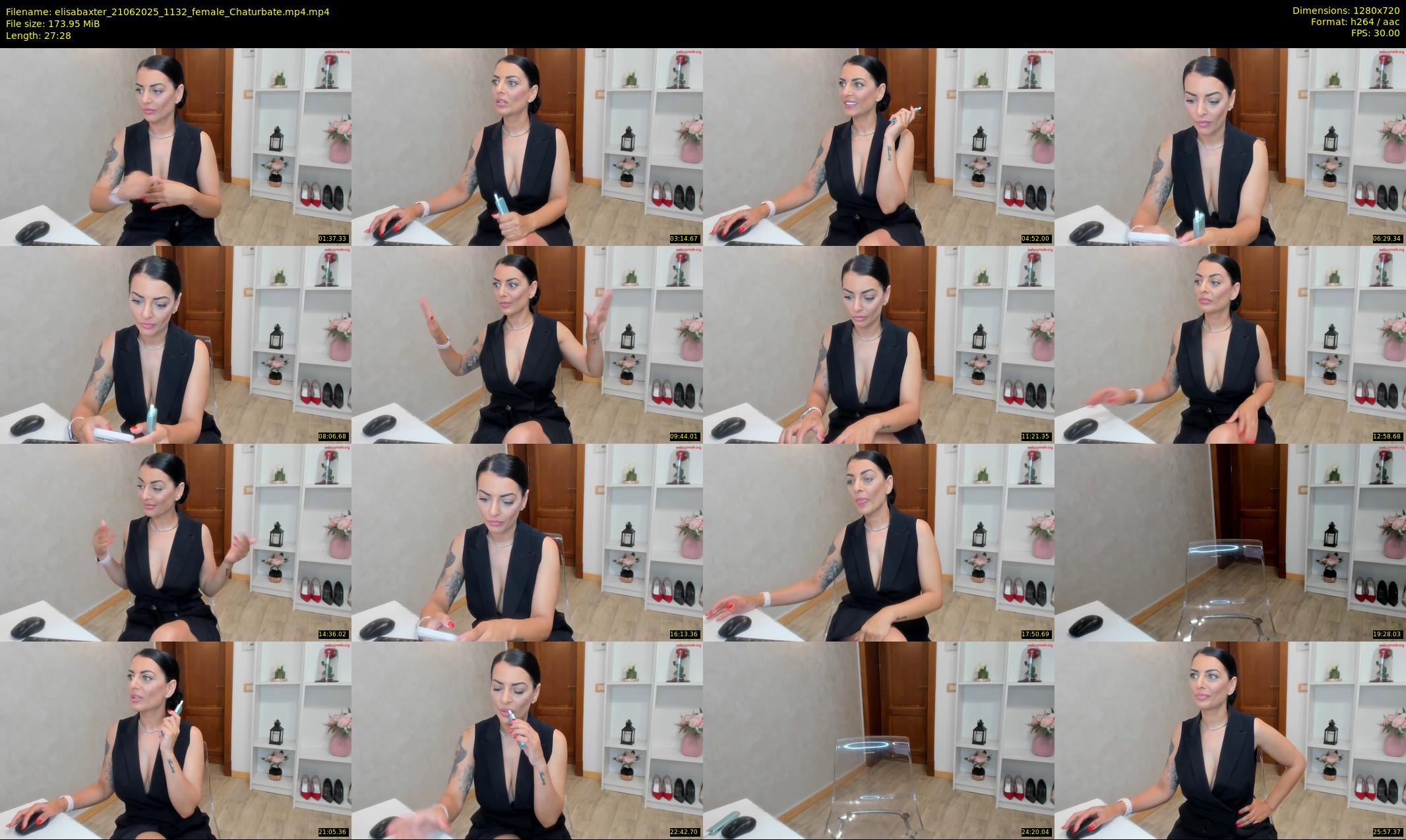 elisabaxter — 28 minute Chaturbate female cam show recording, 720p, Jun 21, 2025