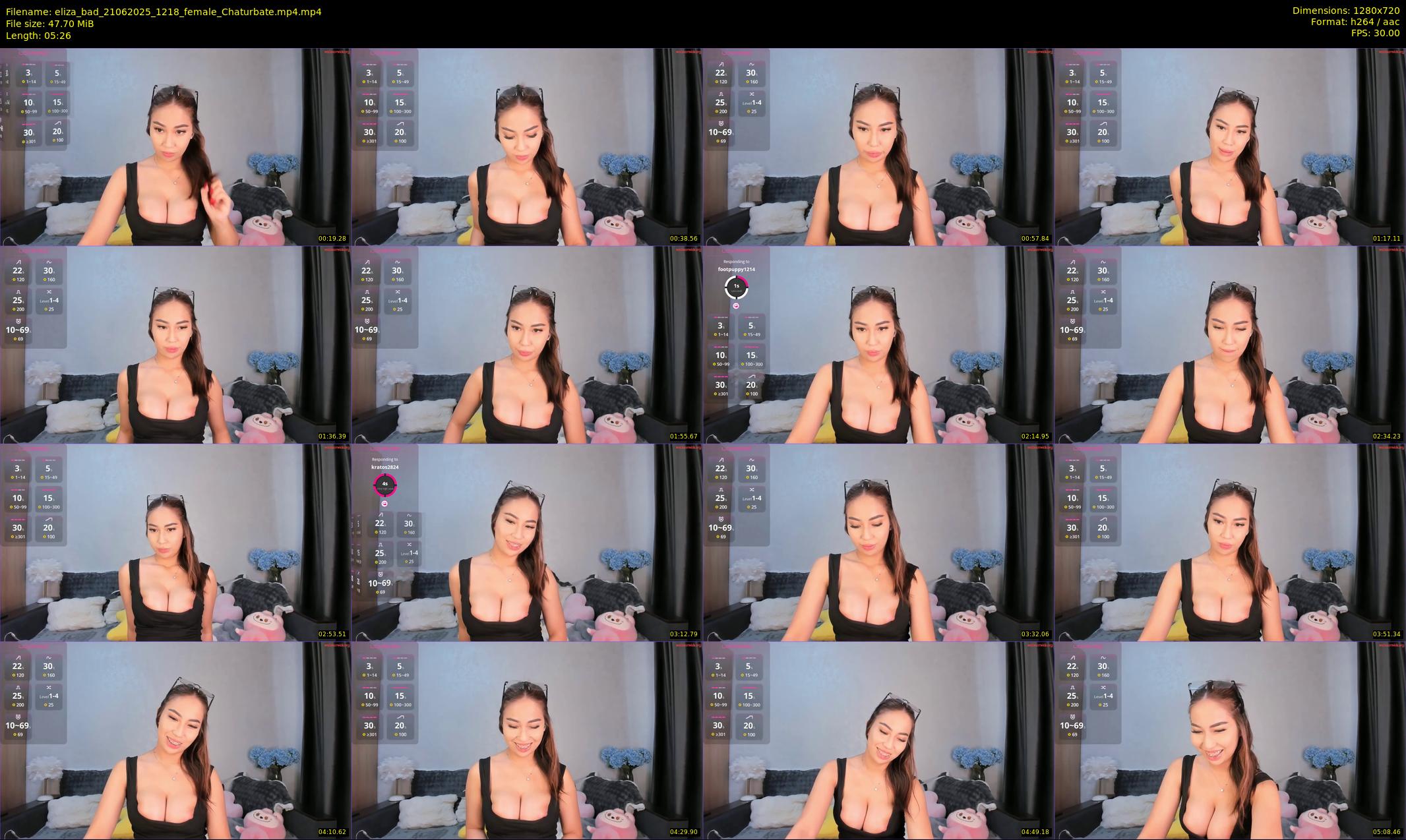 eliza_bad — 6 minute Chaturbate female cam show recording, 720p, Jun 21, 2025