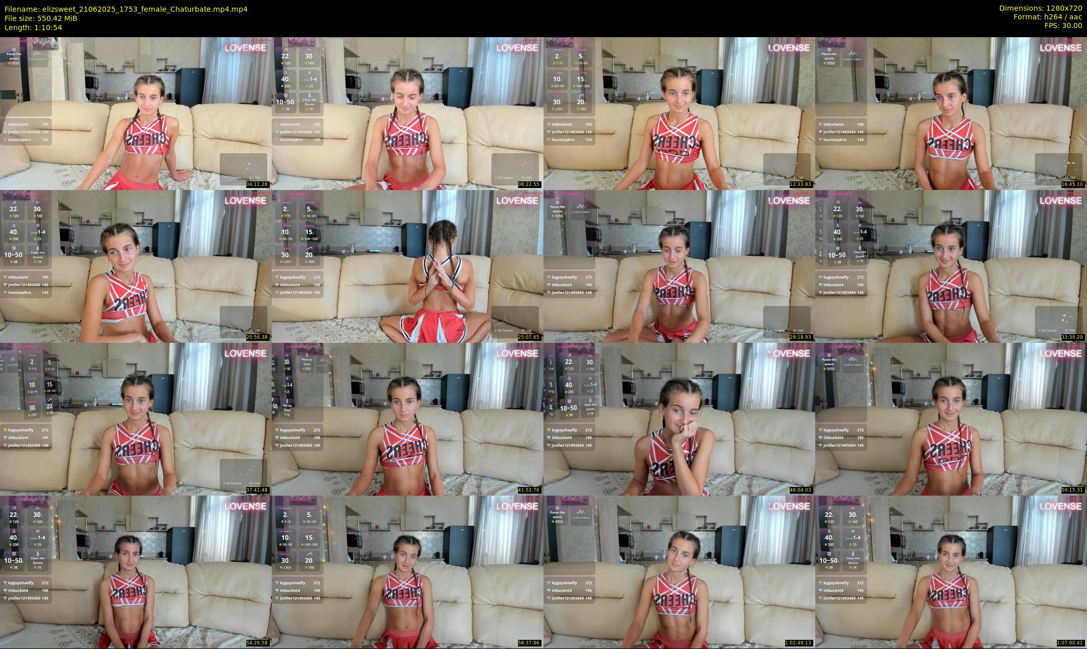 elizsweet — 71 minute Chaturbate female cam show recording, 720p, Jun 21, 2025