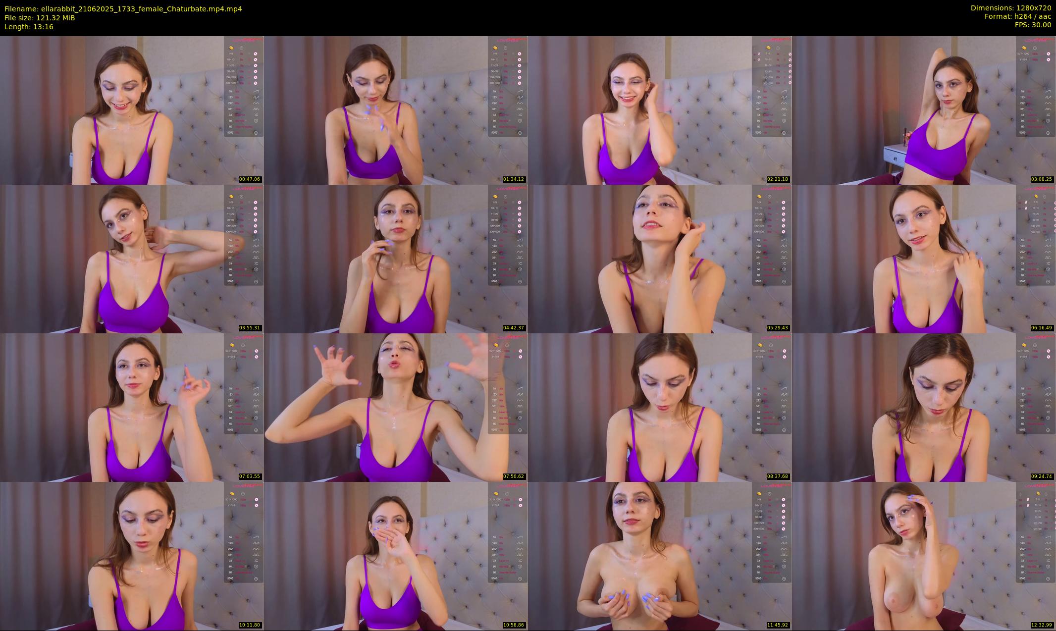 ellarabbit — 14 minute Chaturbate female cam show recording, 720p, Jun 21, 2025