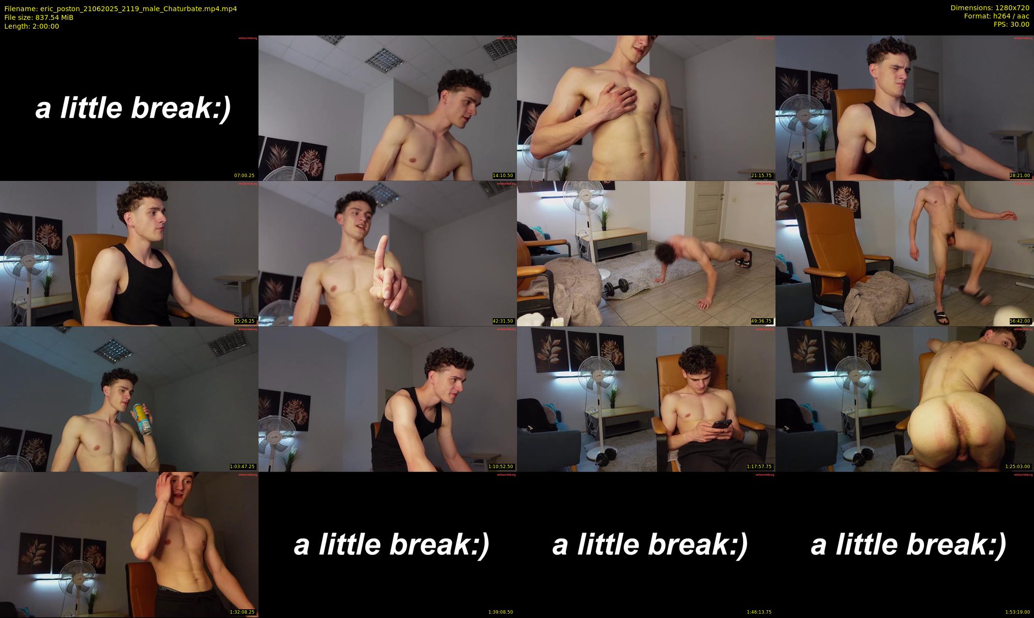 eric_poston — 120 minute Chaturbate male cam show recording, 720p, Jun 21, 2025