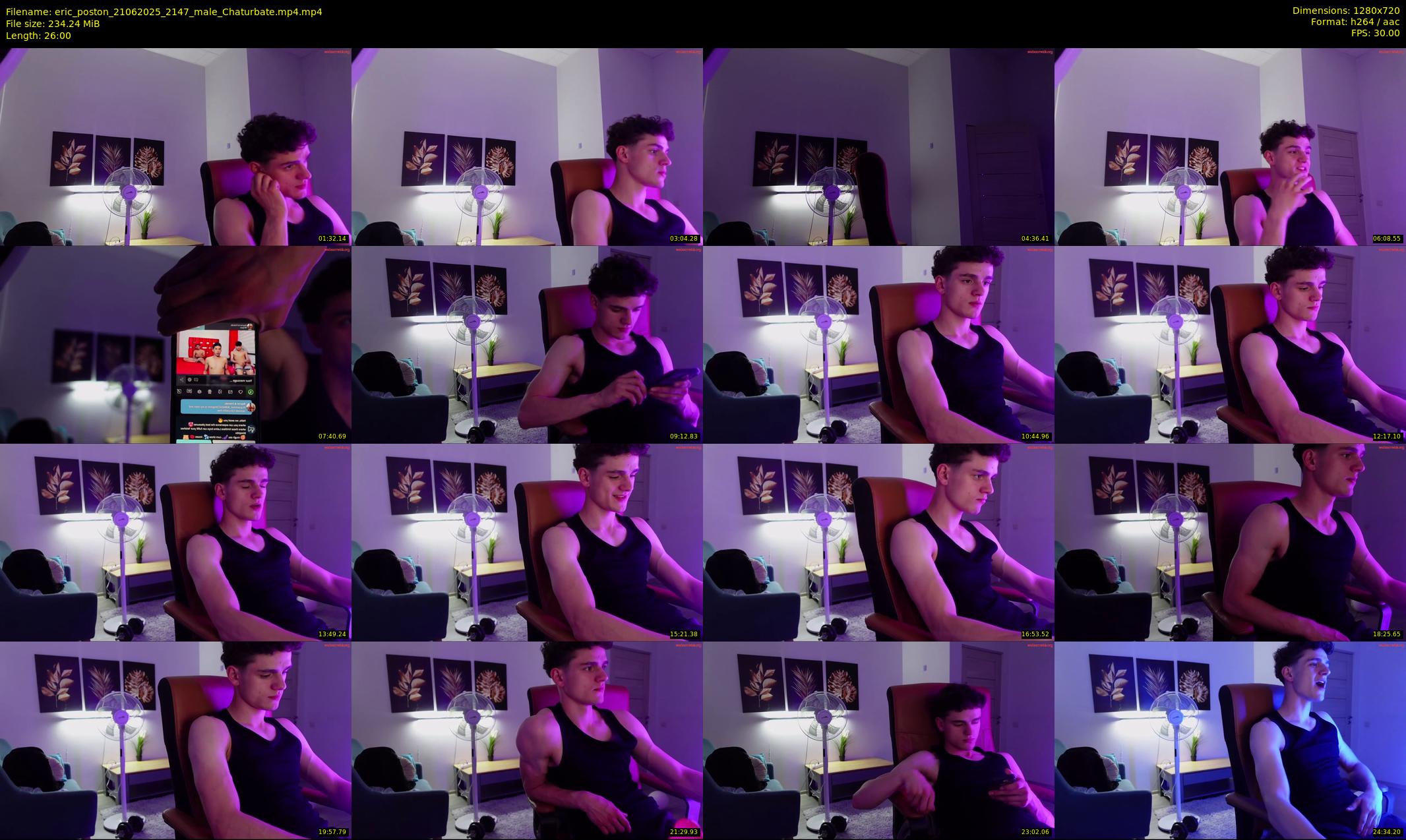 eric_poston — 26 minute Chaturbate male cam show recording, 720p, Jun 21, 2025