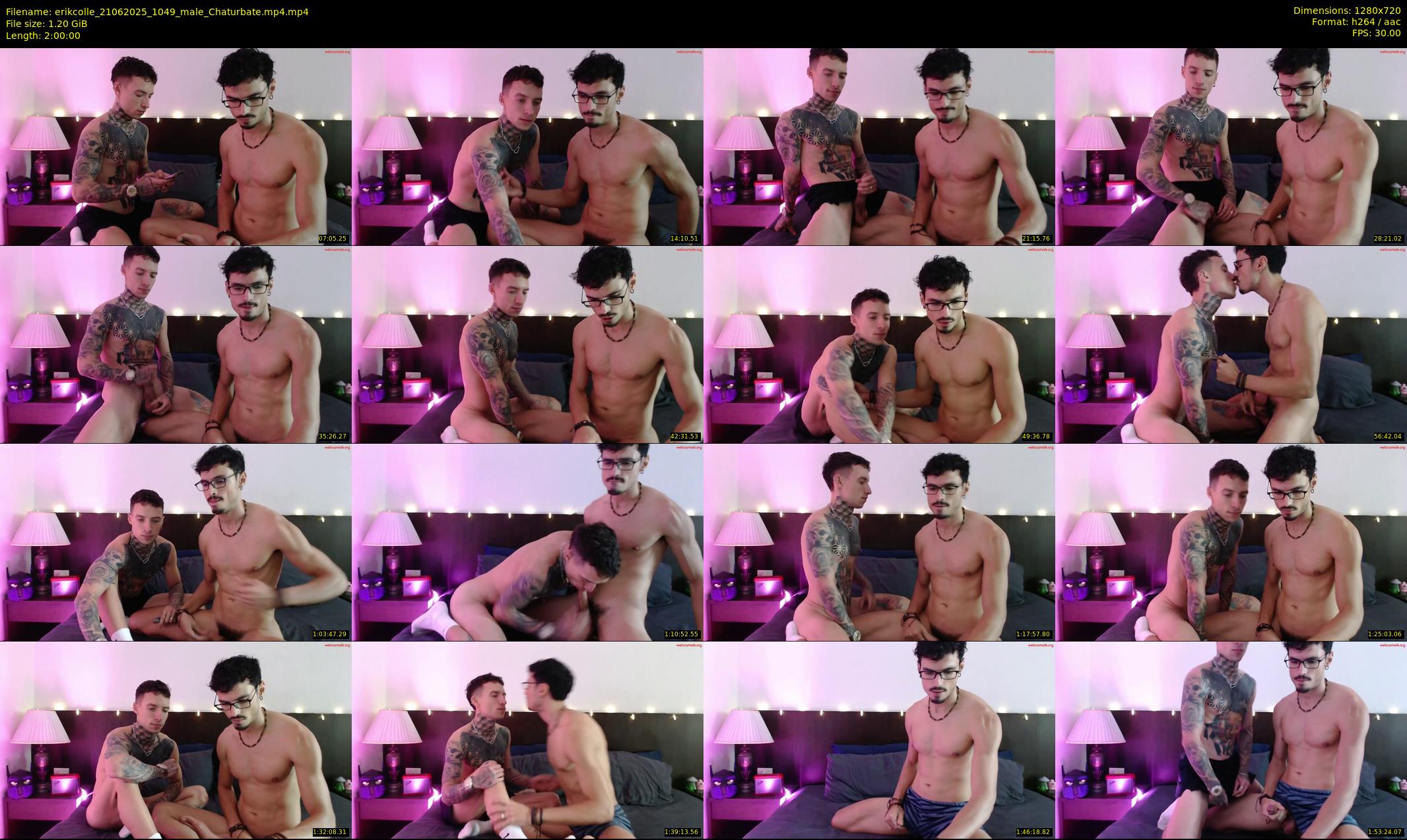 erikcolle — 120 minute Chaturbate male cam show recording, 720p, Jun 21, 2025