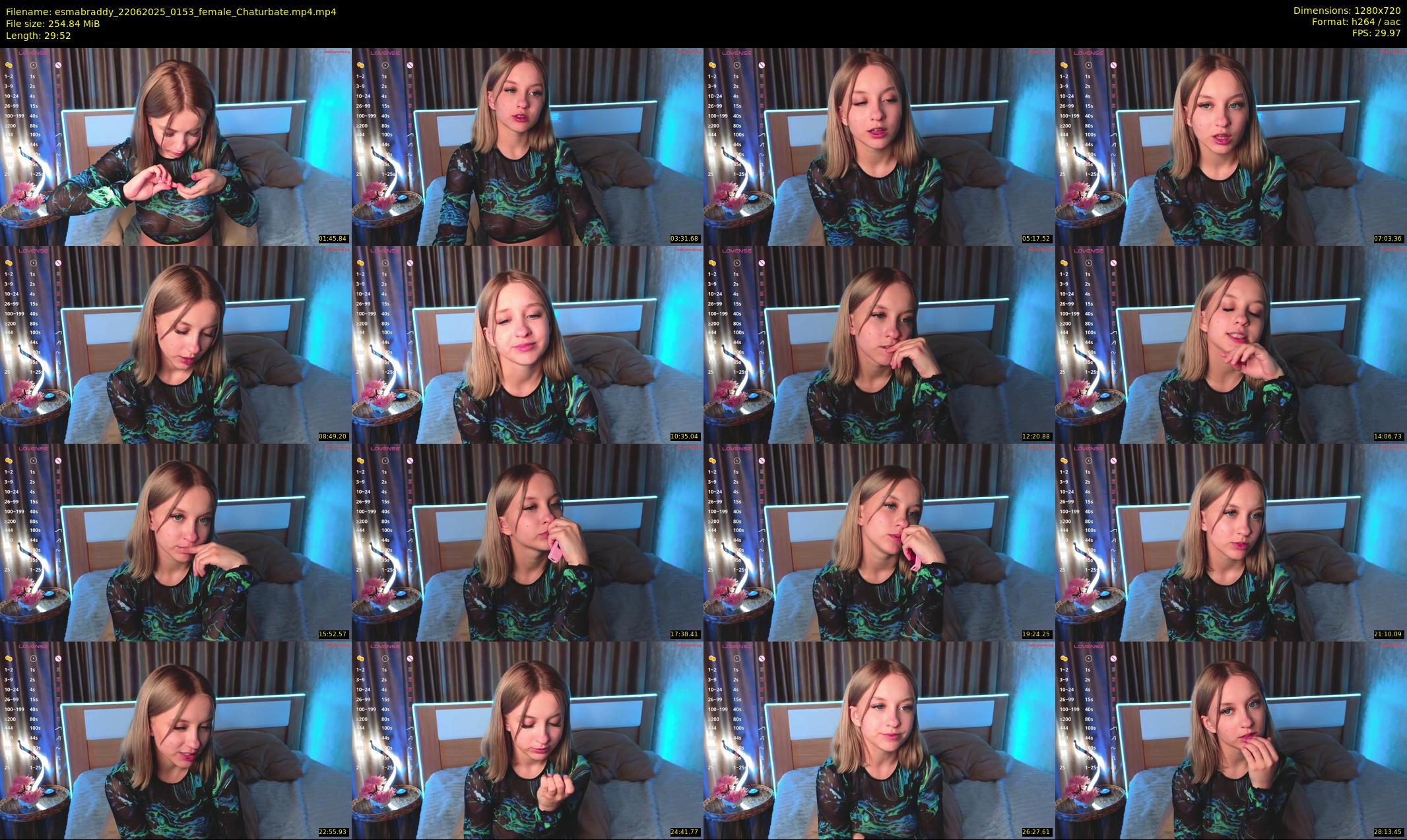 esmabraddy — 30 minute Chaturbate female cam show recording, 720p, Jun 22, 2025