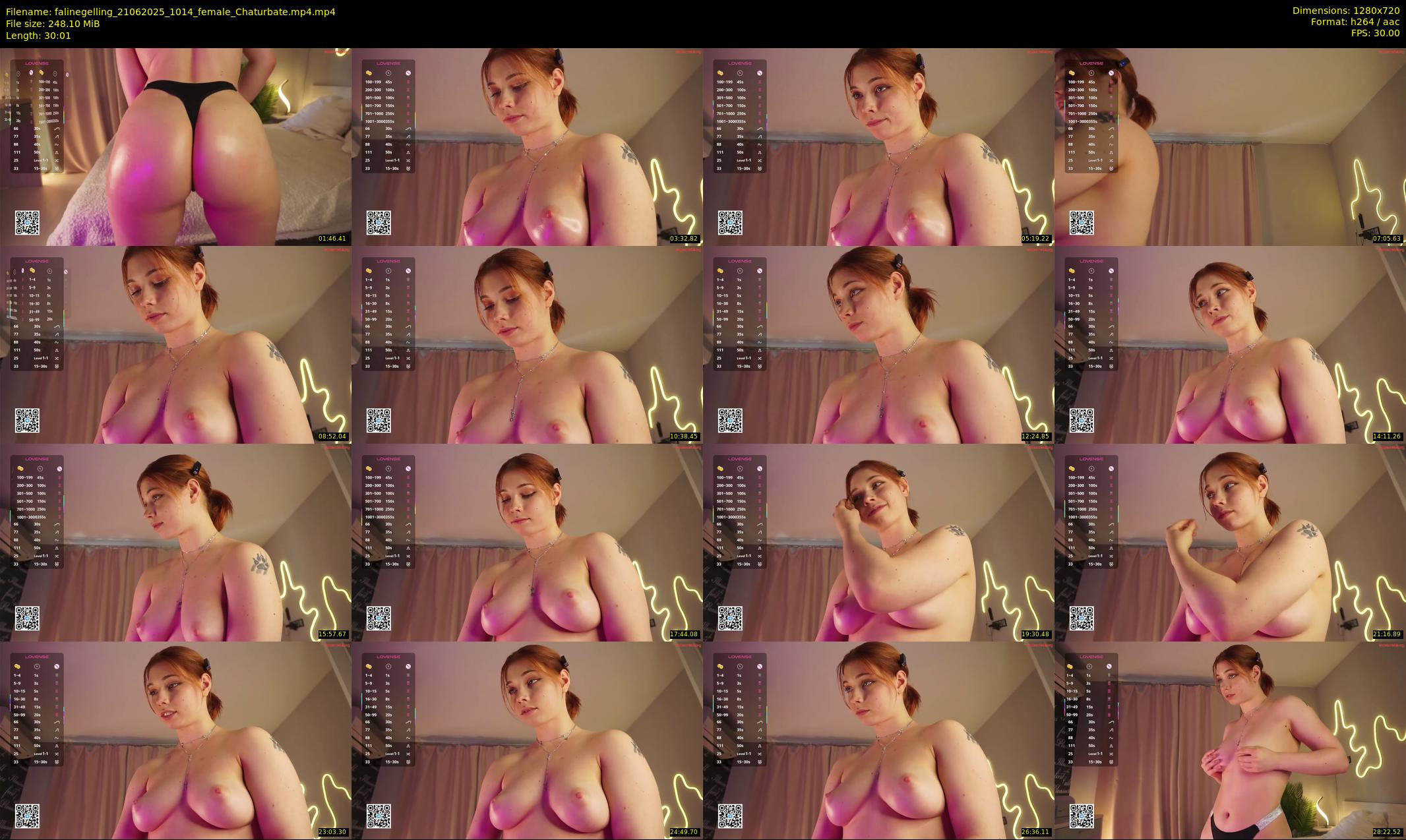 falinegelling — 31 minute Chaturbate female cam show recording, 720p, Jun 21, 2025