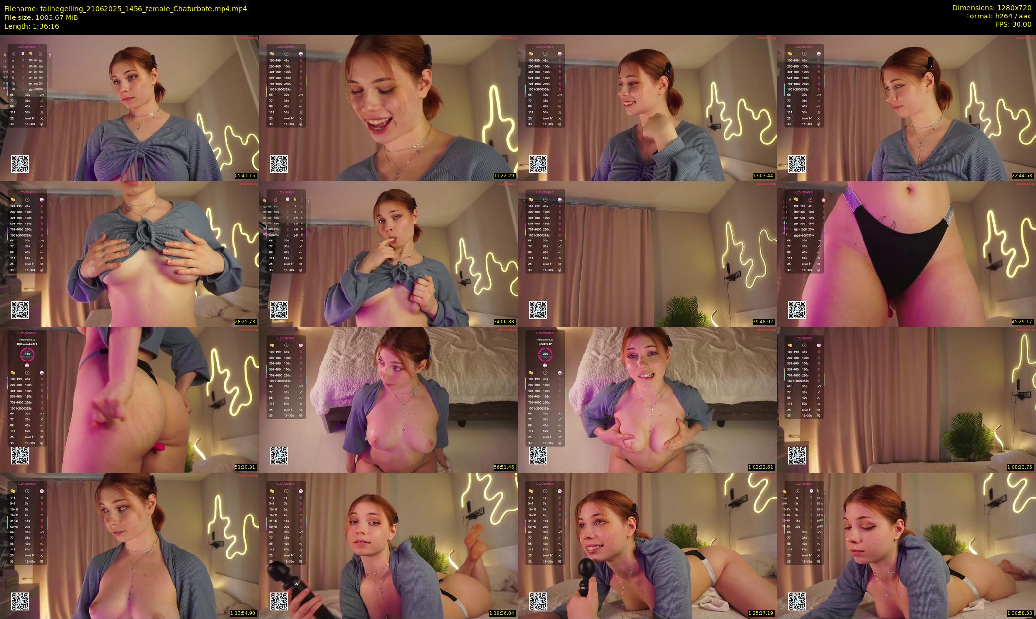 falinegelling — 97 minute Chaturbate female cam show recording, 720p, Jun 21, 2025