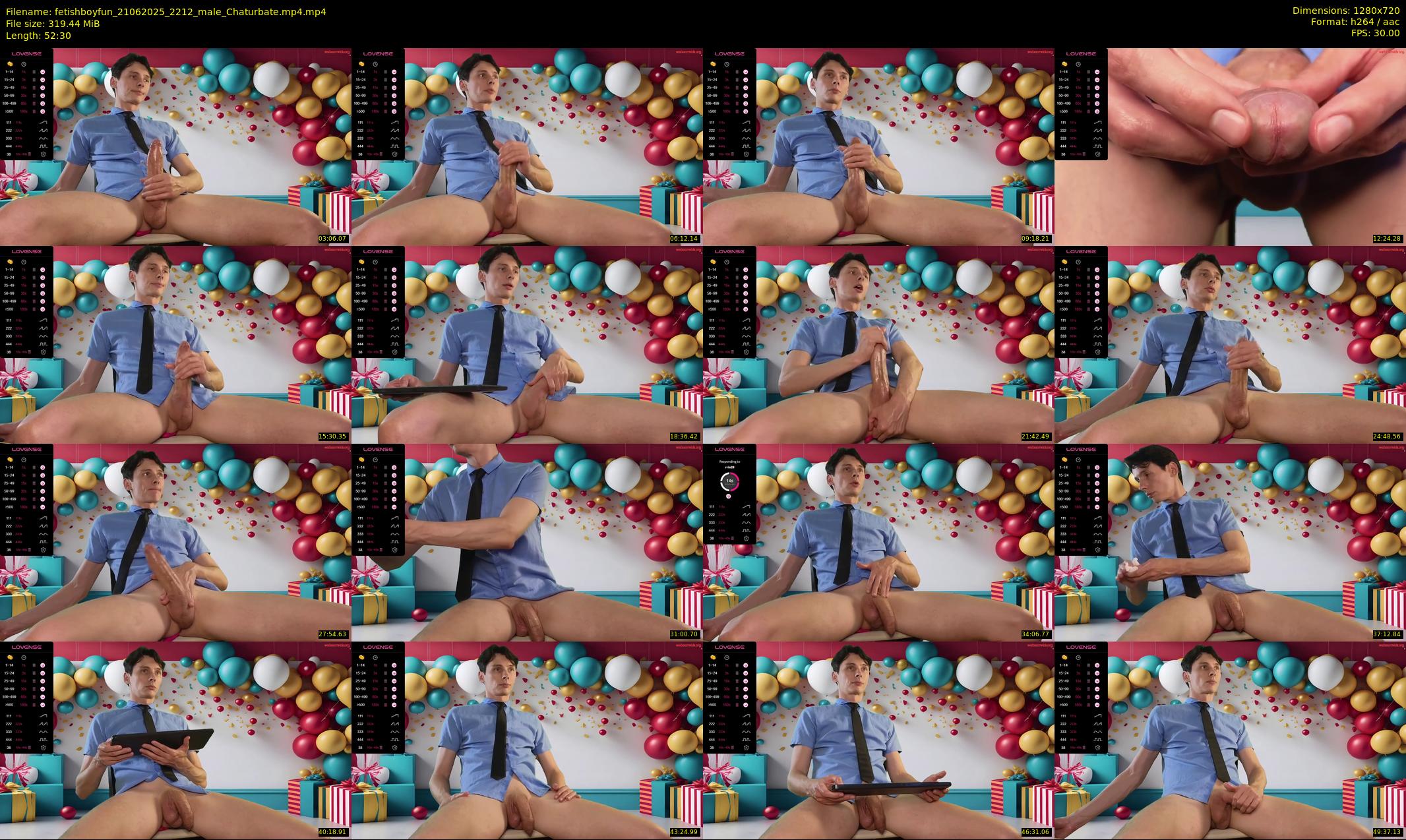 fetishboyfun — 53 minute Chaturbate male cam show recording, 720p, Jun 21, 2025