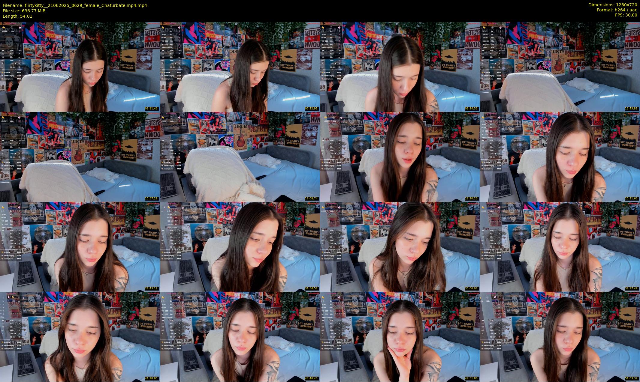 flirtykitty_ — 55 minute Chaturbate female cam show recording, 720p, Jun 21, 2025