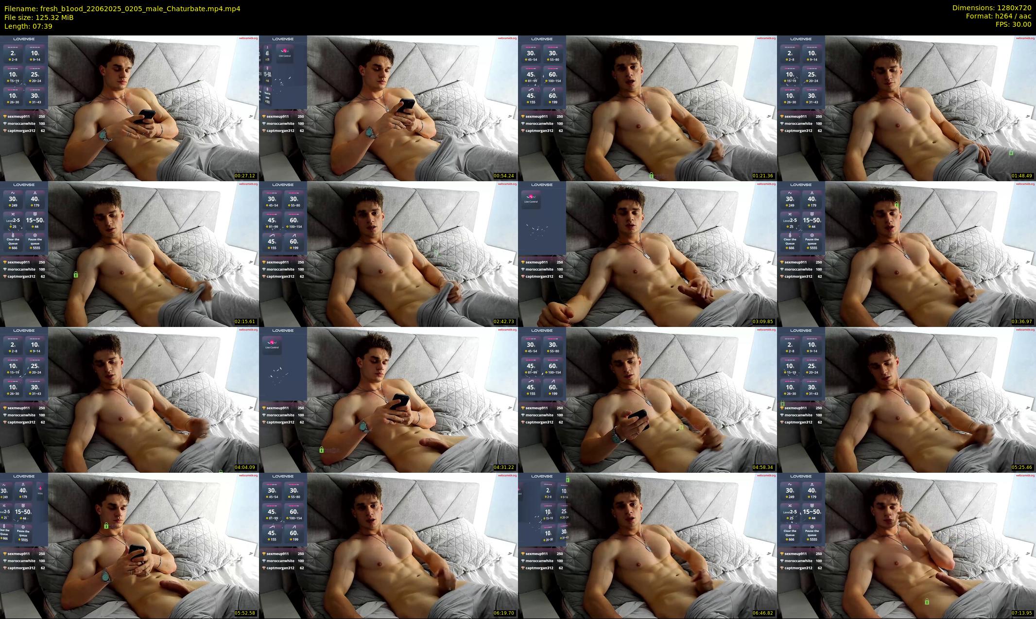 fresh_b1ood — 8 minute Chaturbate male cam show recording, 720p, Jun 22, 2025