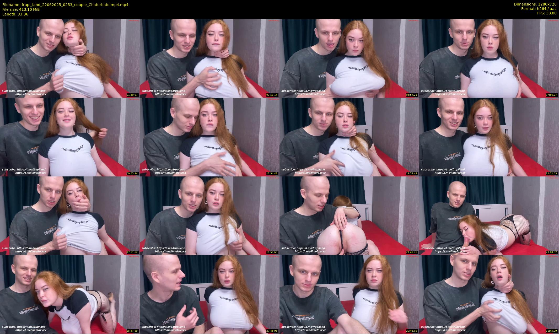 frupi_land — 34 minute Chaturbate couple cam show recording, 720p, Jun 22, 2025