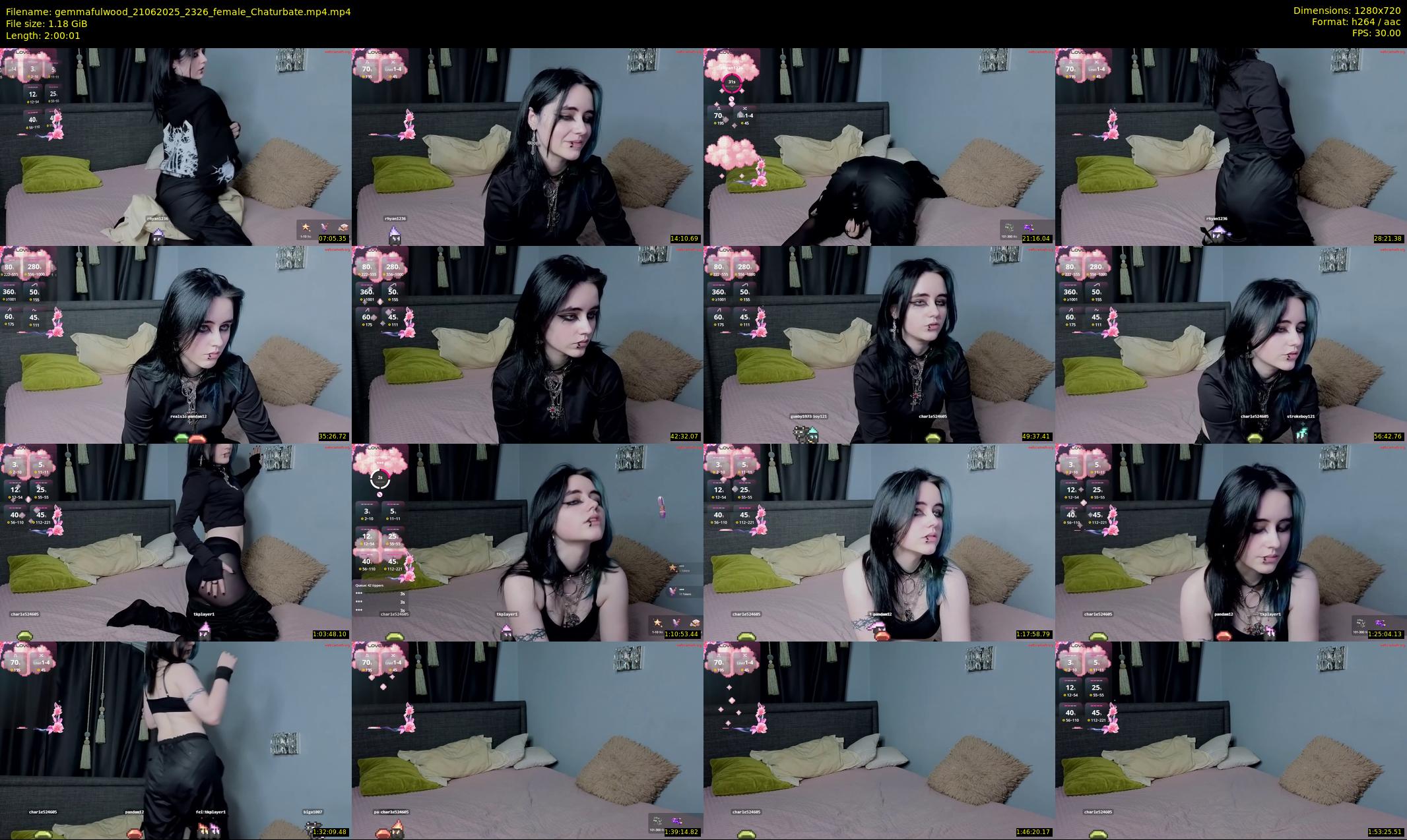 gemmafulwood — 121 minute Chaturbate female cam show recording, 720p, Jun 21, 2025