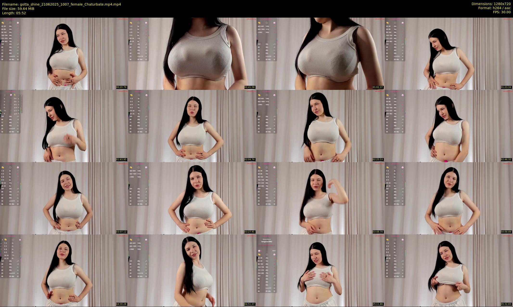 gotta_shine — 6 minute Chaturbate female cam show recording, 720p, Jun 21, 2025