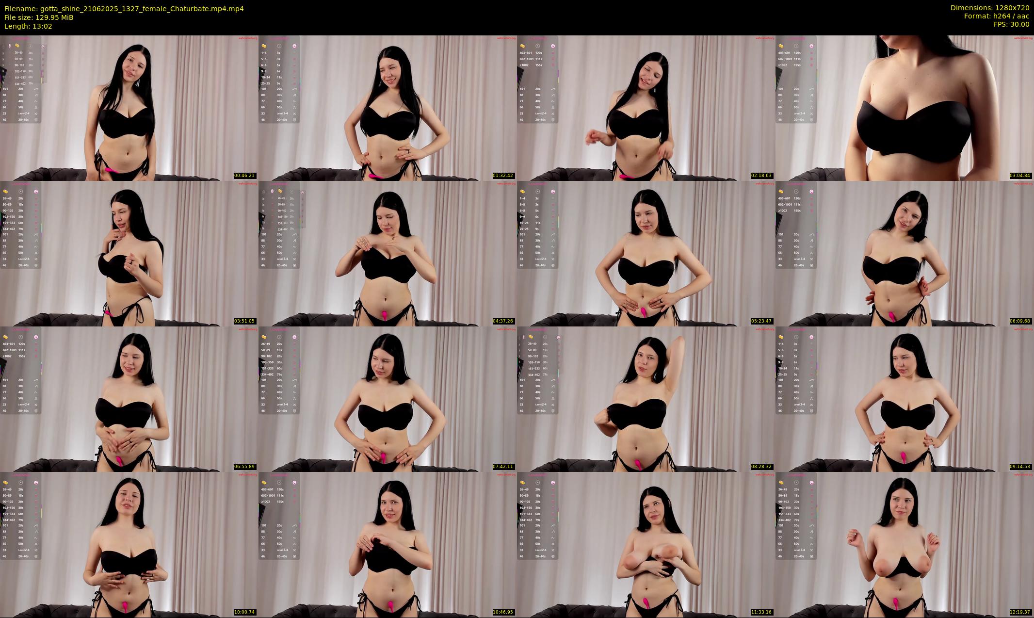 gotta_shine — 14 minute Chaturbate female cam show recording, 720p, Jun 21, 2025