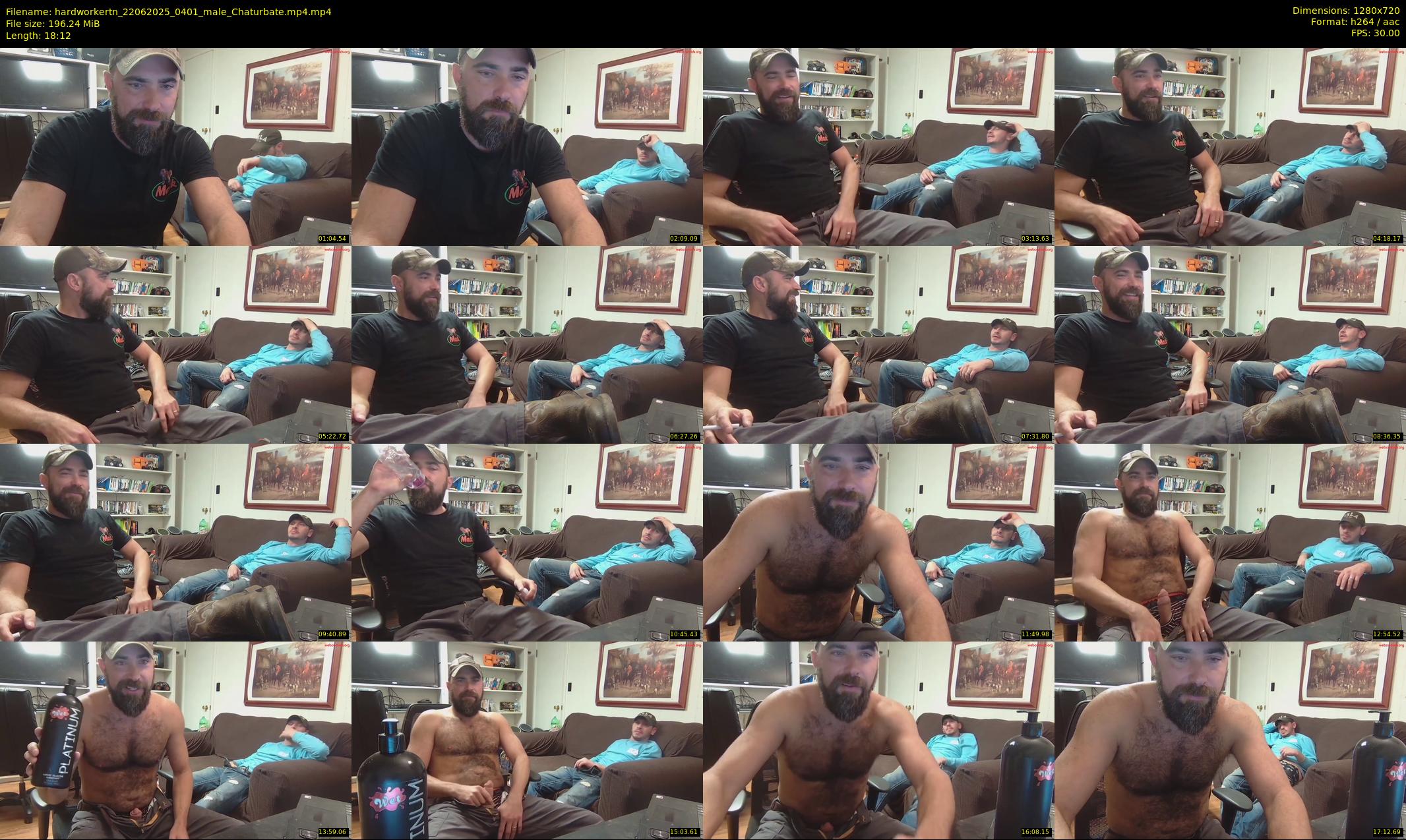 hardworkertn — 19 minute Chaturbate male cam show recording, 720p, Jun 22, 2025