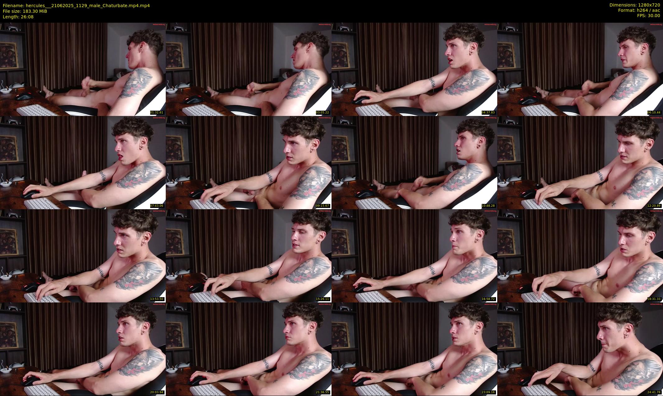 hercules__ — 27 minute Chaturbate male cam show recording, 720p, Jun 21, 2025