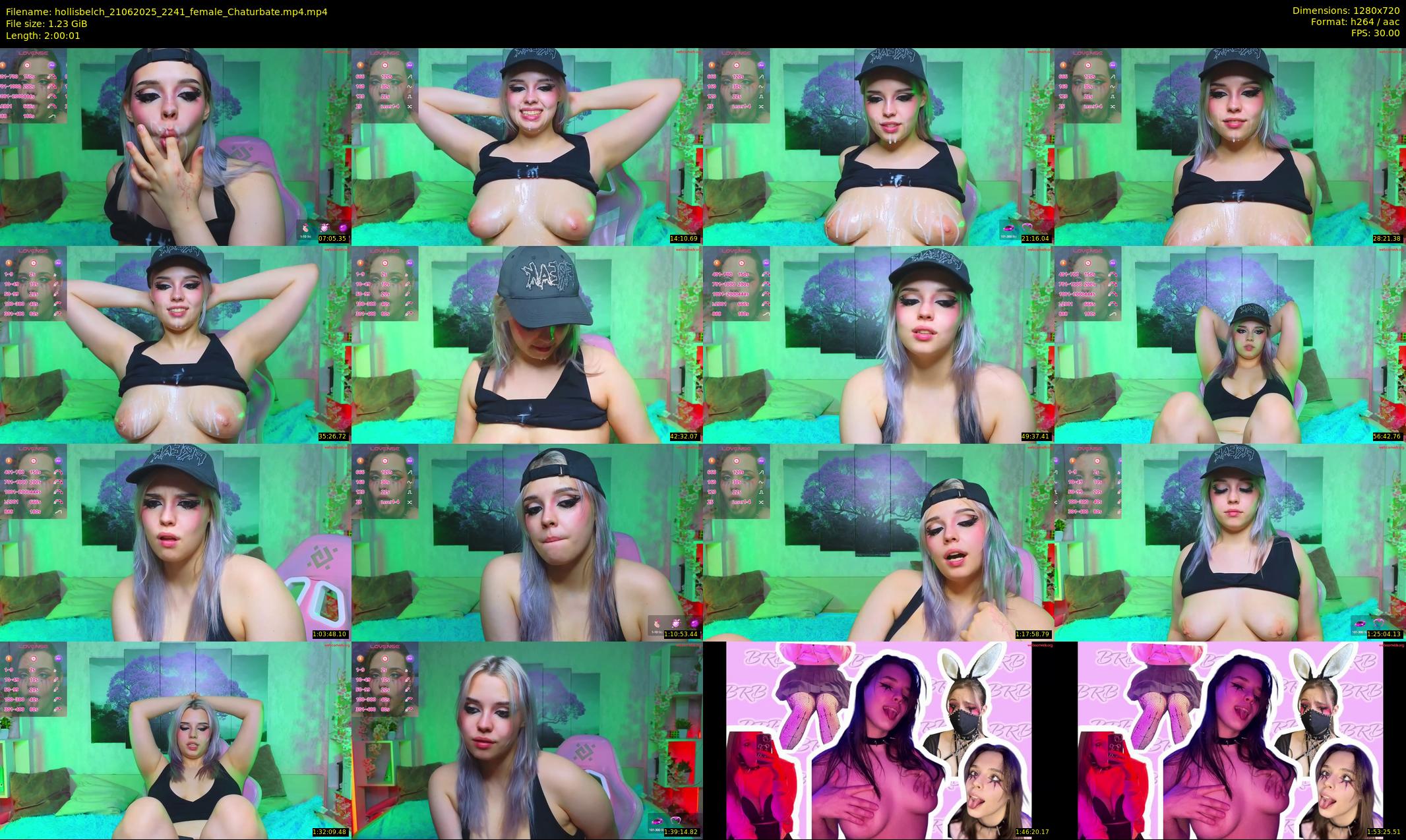 hollisbelch — 121 minute Chaturbate female cam show recording, 720p, Jun 21, 2025