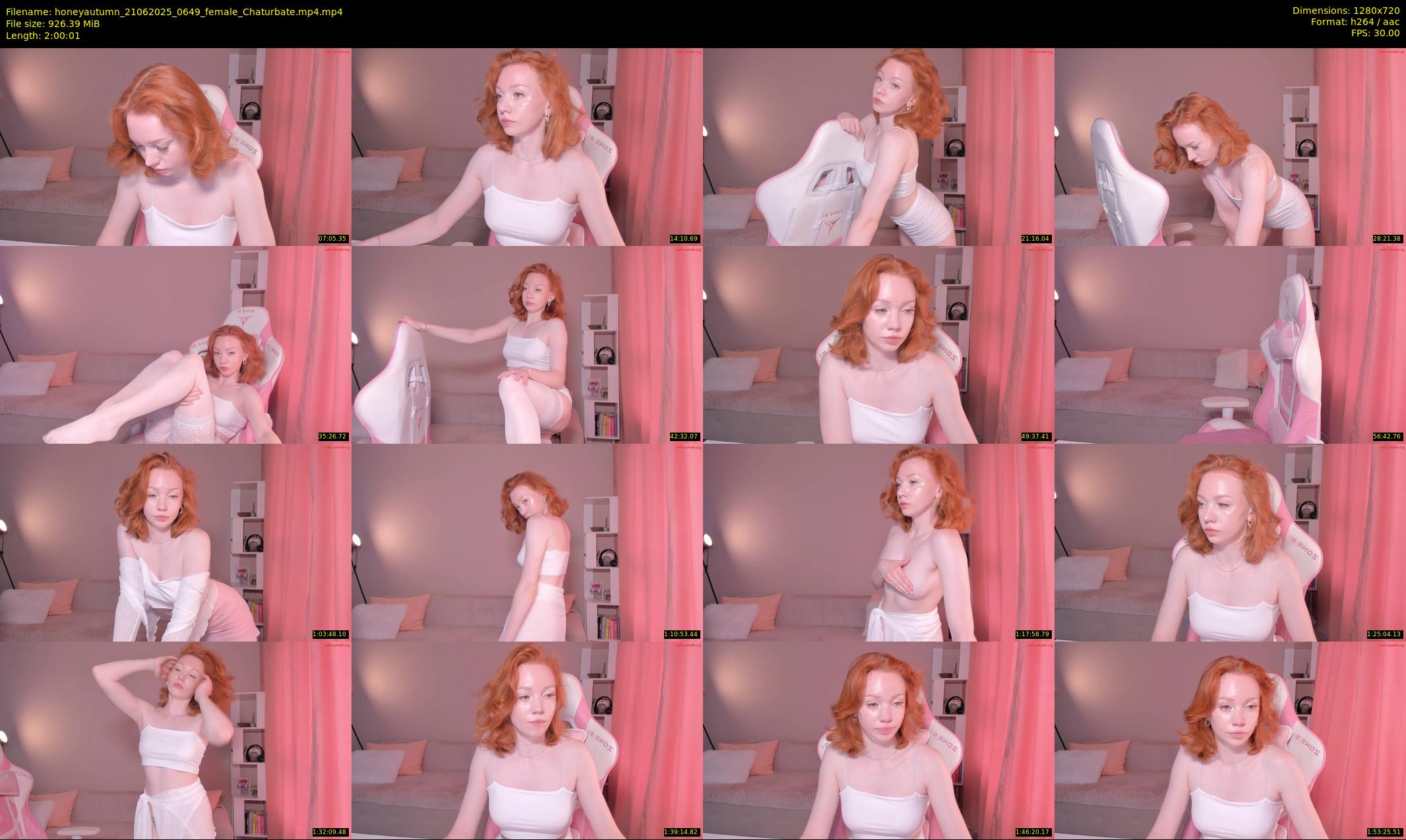 honeyautumn — 121 minute Chaturbate female cam show recording, 720p, Jun 21, 2025