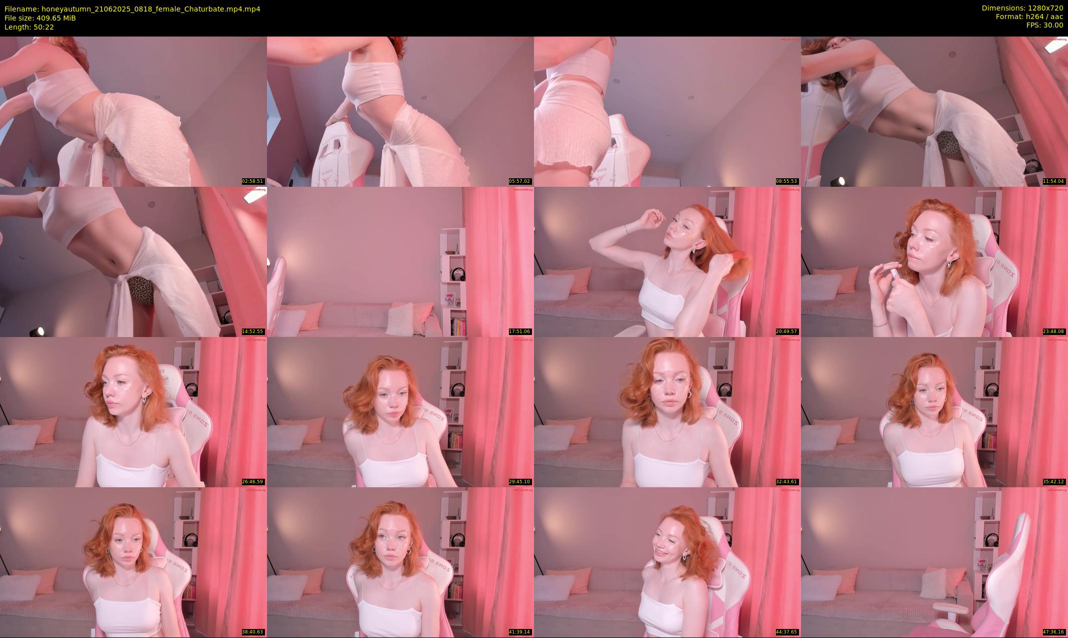 honeyautumn — 51 minute Chaturbate female cam show recording, 720p, Jun 21, 2025