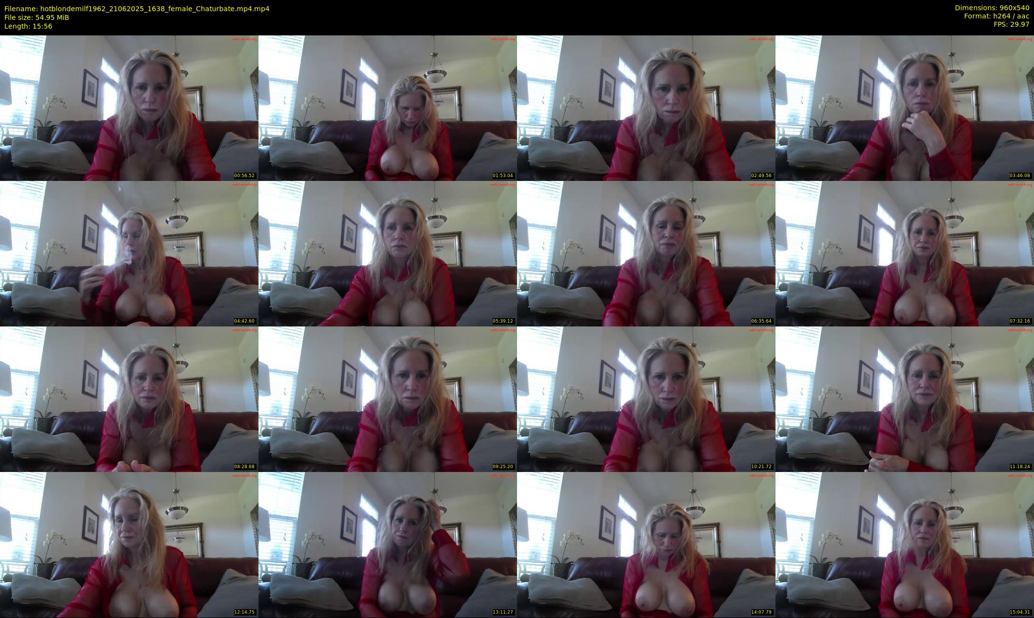 hotblondemilf1962 — 16 minute Chaturbate female cam show recording, 480p, Jun 21, 2025