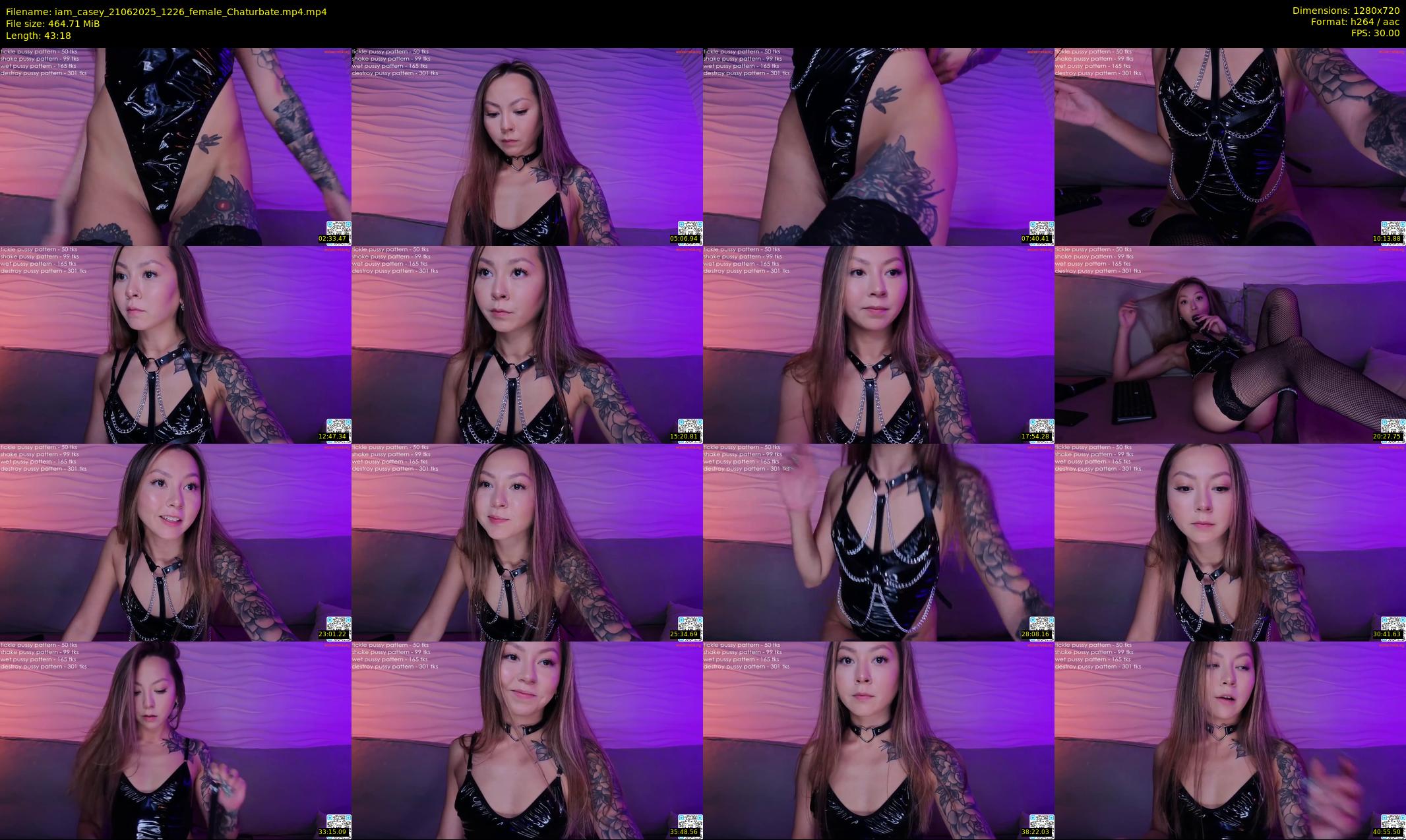 iam_casey — 44 minute Chaturbate female cam show recording, 720p, Jun 21, 2025