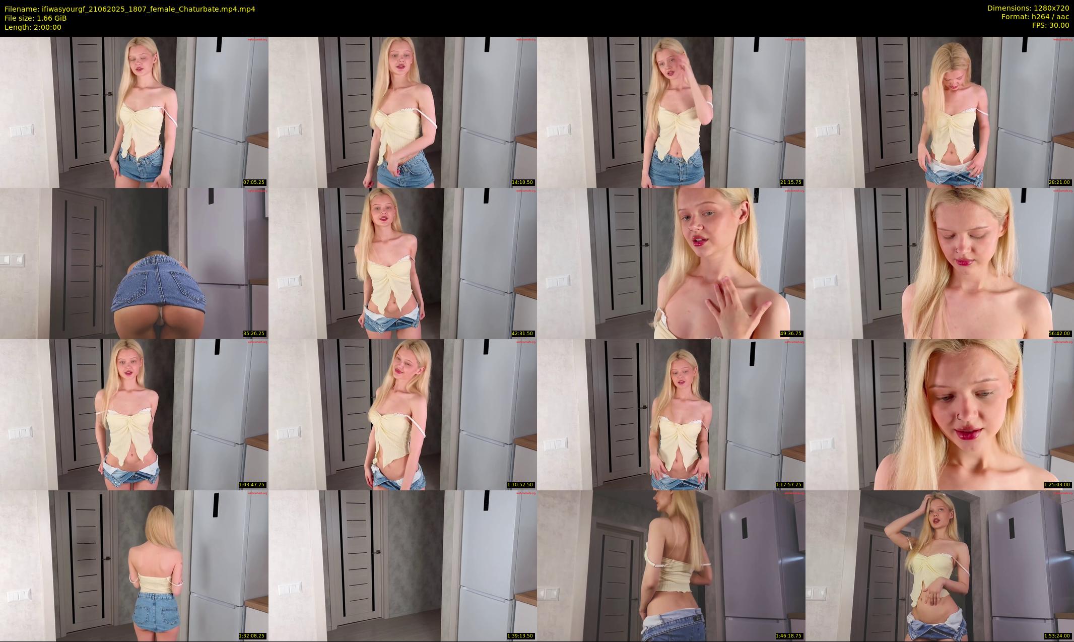 ifiwasyourgf — 120 minute Chaturbate female cam show recording, 720p, Jun 21, 2025