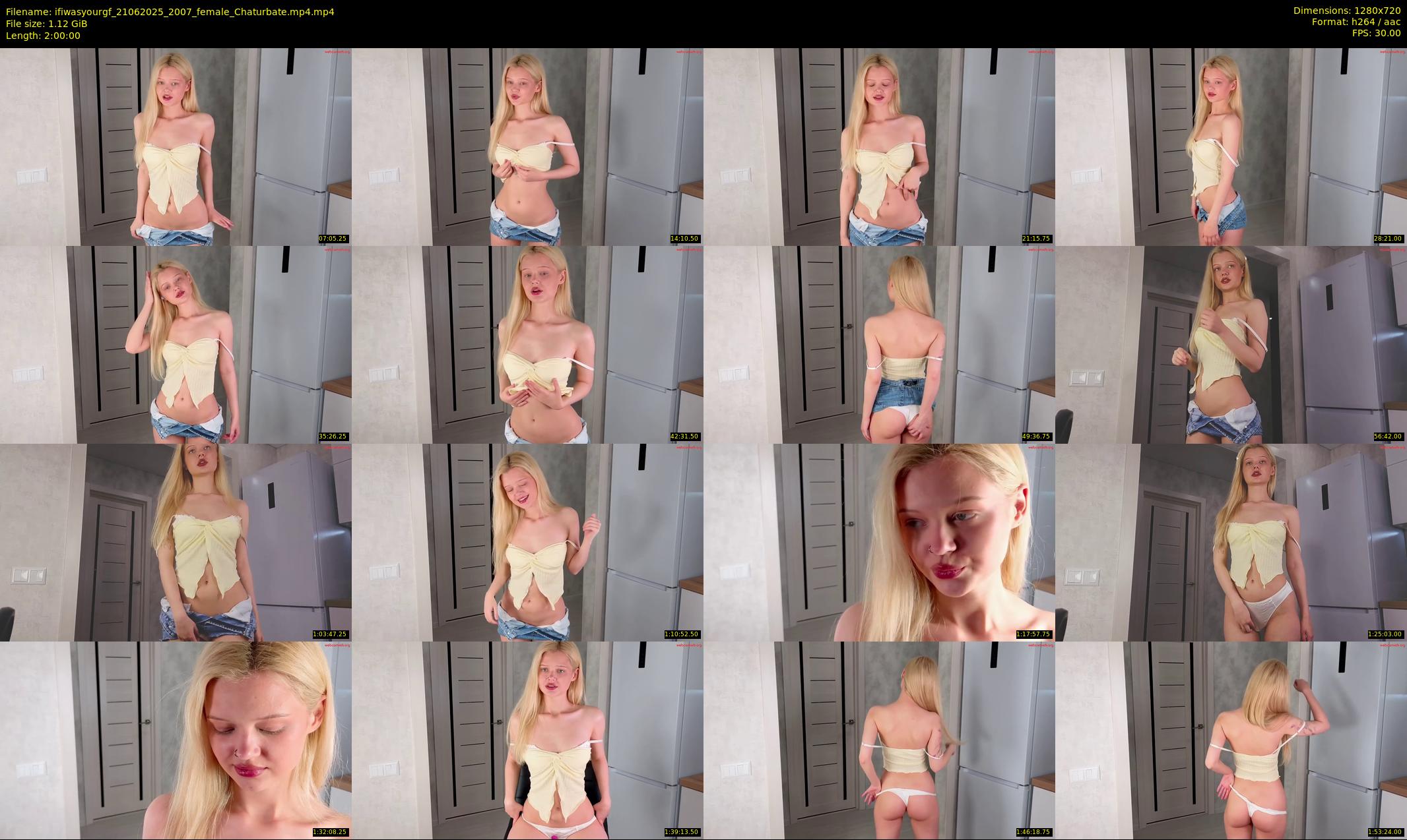 ifiwasyourgf — 120 minute Chaturbate female cam show recording, 720p, Jun 21, 2025