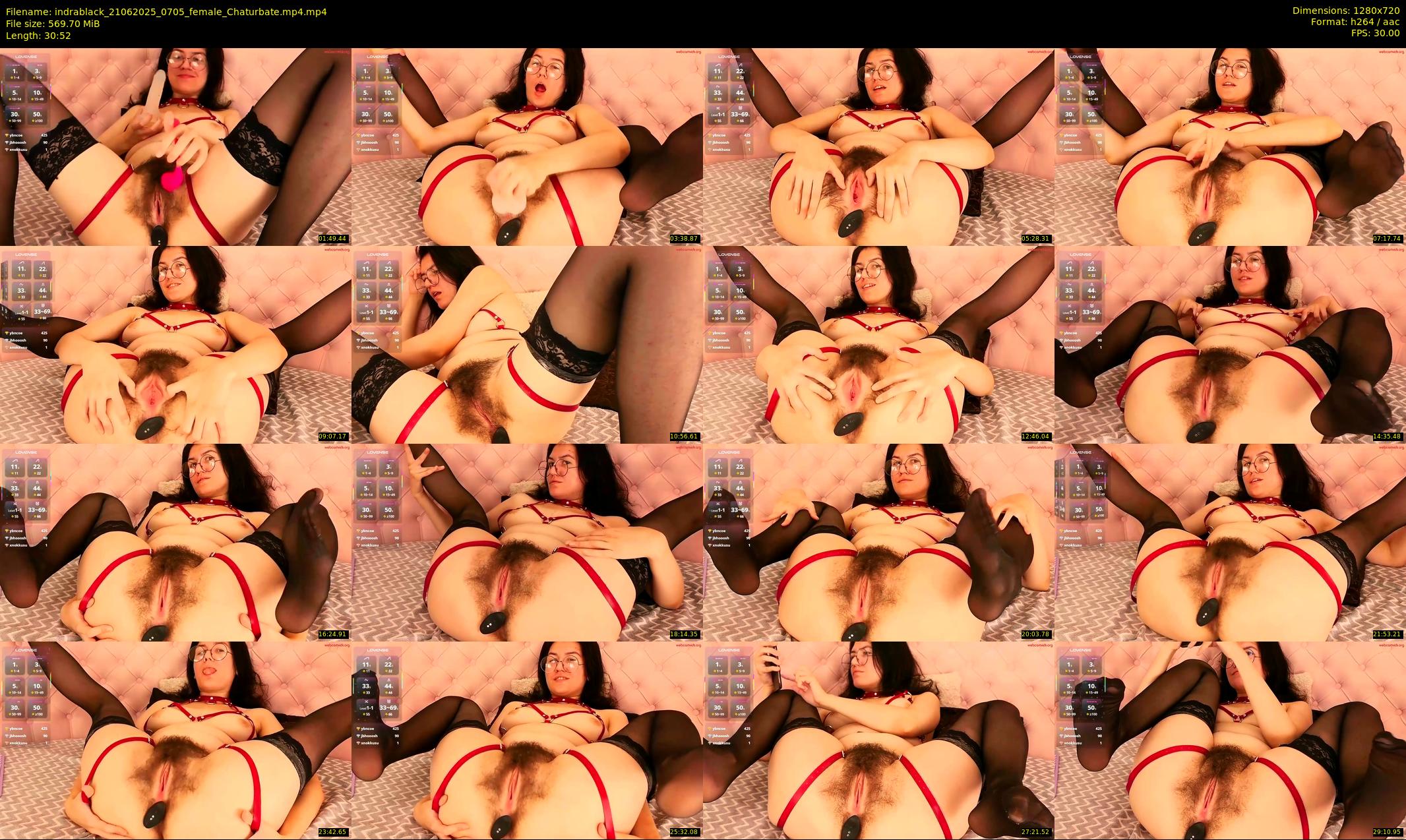 indrablack — 31 minute Chaturbate female cam show recording, 720p, Jun 21, 2025