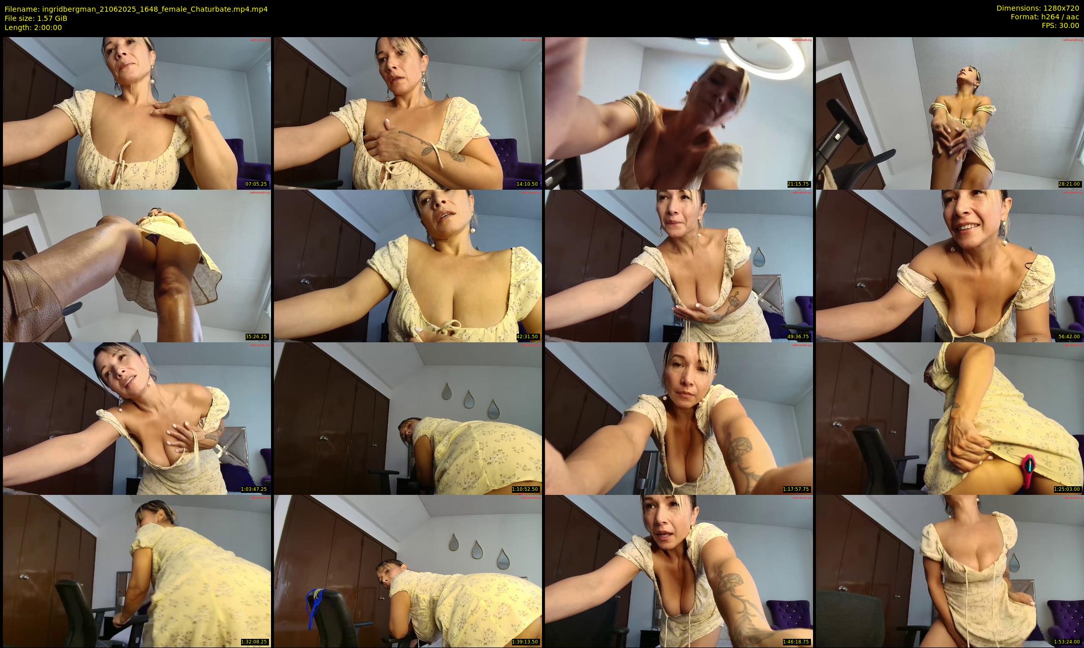ingridbergman — 120 minute Chaturbate female cam show recording, 720p, Jun 21, 2025