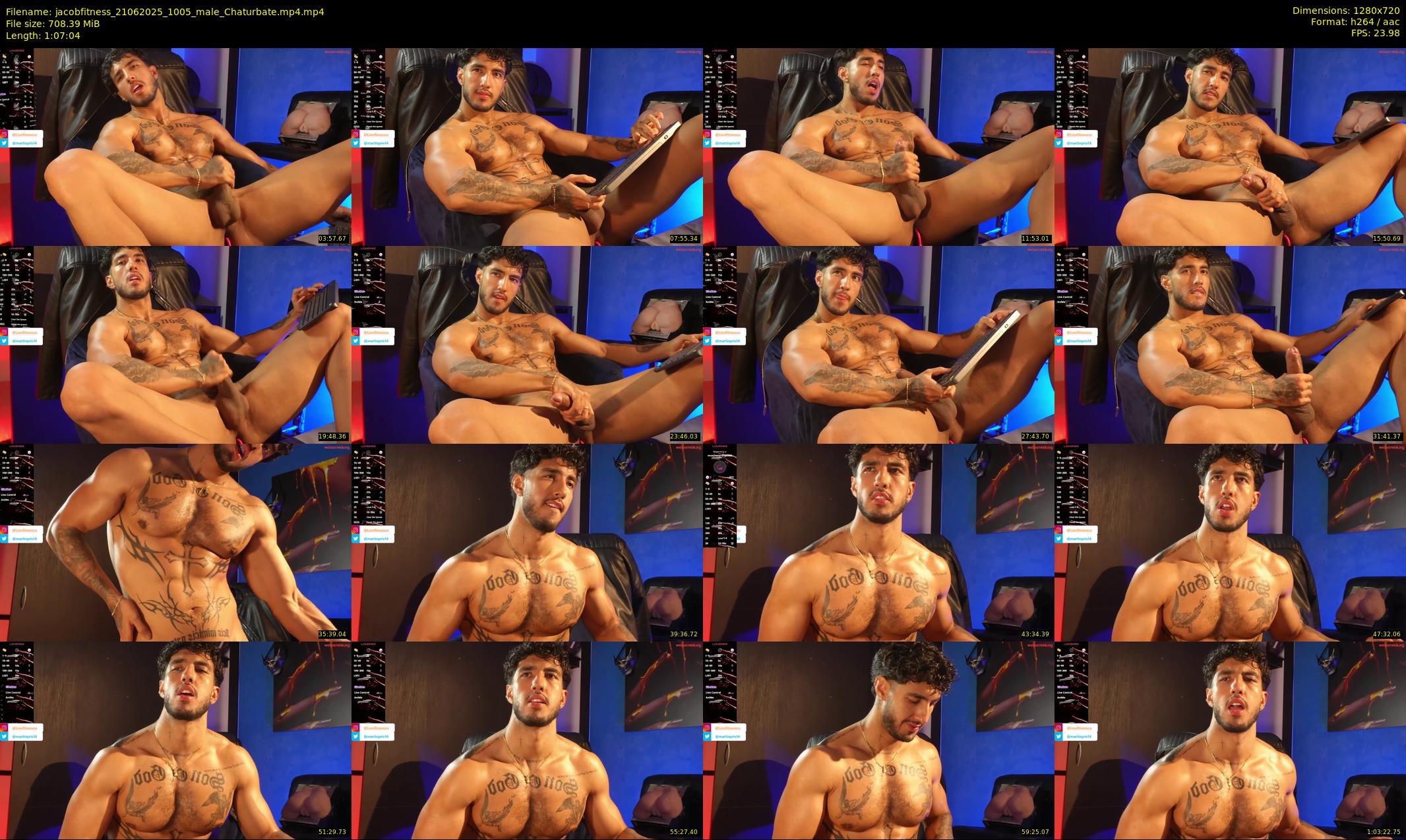jacobfitness — 68 minute Chaturbate male cam show recording, 720p, Jun 21, 2025