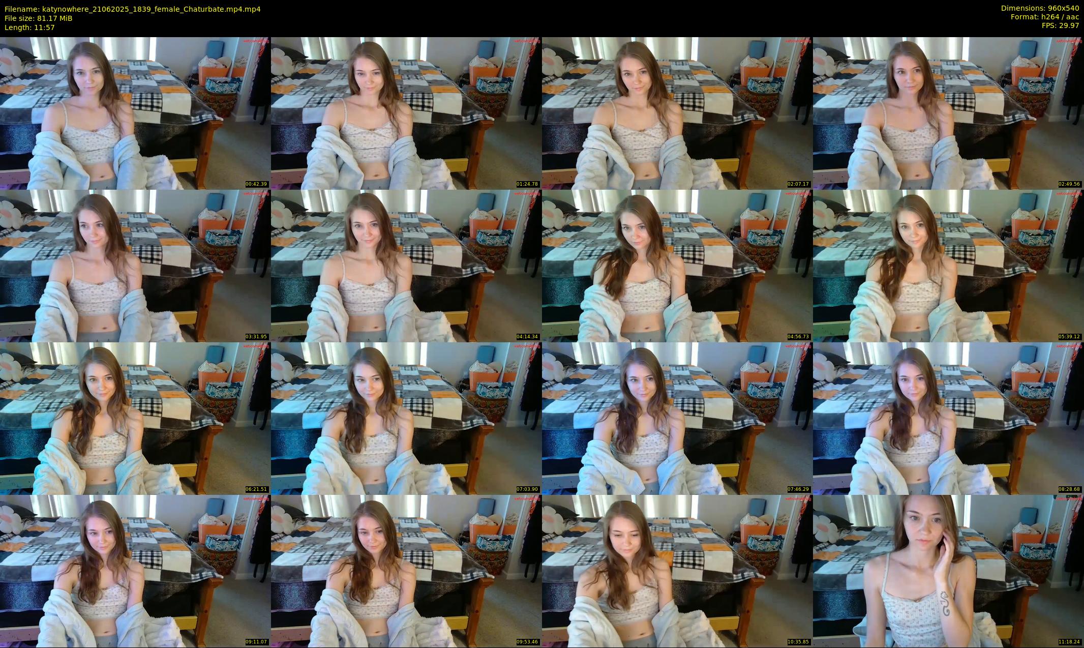 katynowhere — 12 minute Chaturbate female cam show recording, 480p, Jun 21, 2025